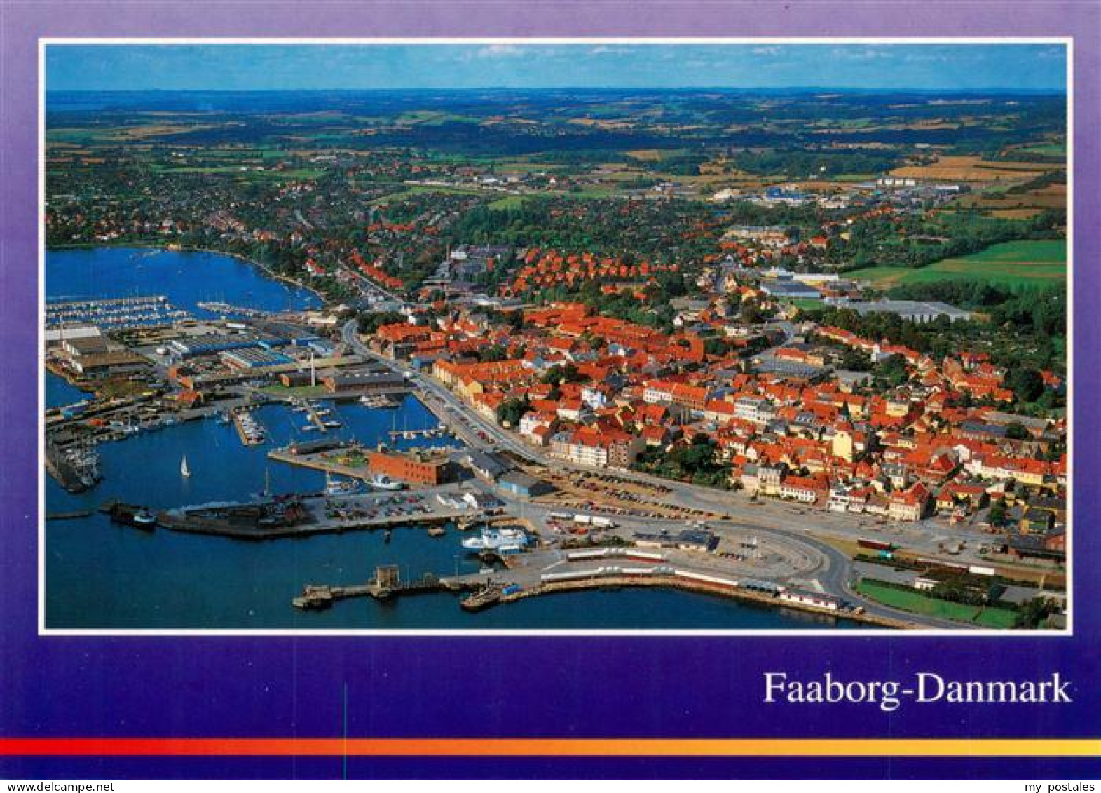 73944741 Faaborg_Faborg_DK Fliegeraufnahme - Dänemark