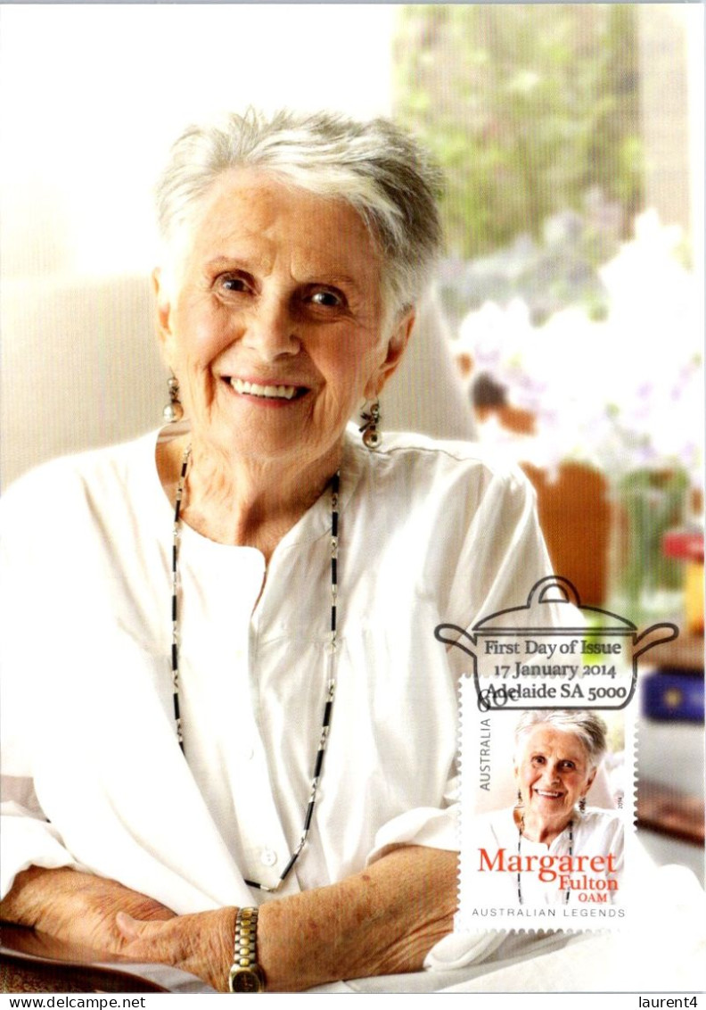 10-5-2024 (4 Z 38) Australia (1 Card) Maxicard (if Not Sold Will NOT Be Re-listed) Famous Chef (Margaret Fulton) - Maximum Cards