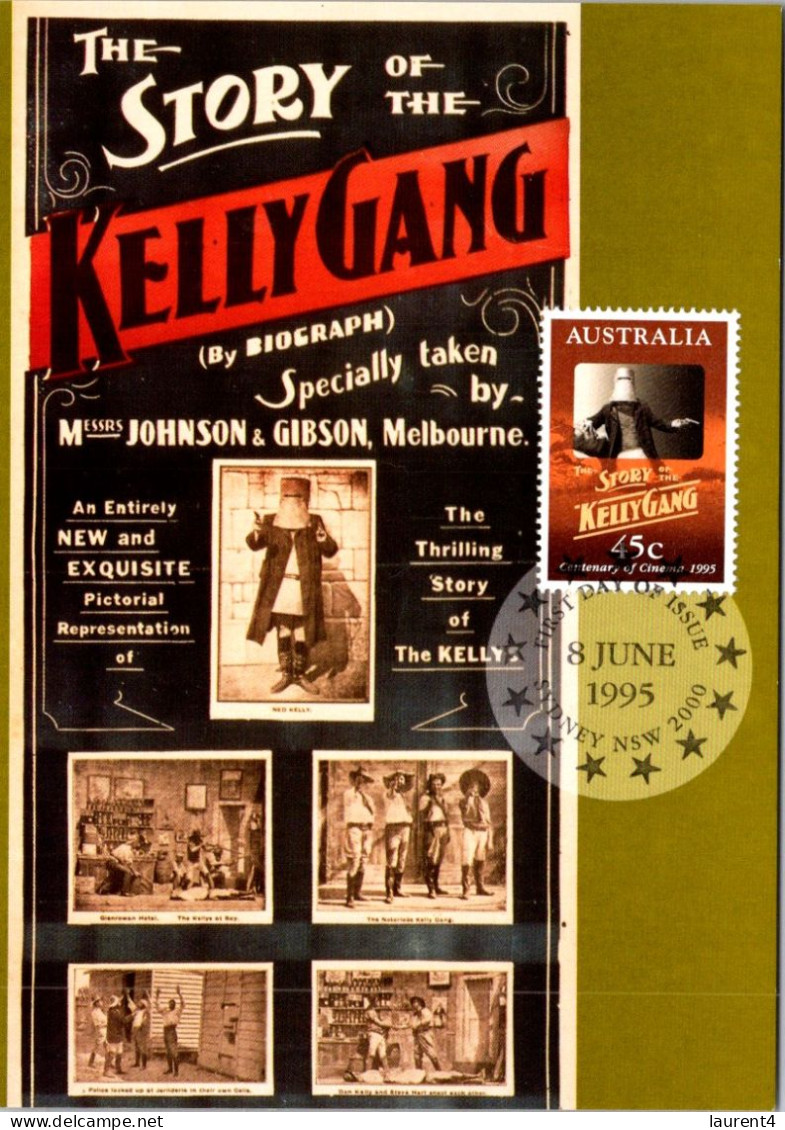 10-5-2024 (4 Z 38) Australia (1 Card) Maxicard (if Not Sold Will NOT Be Re-listed) Kelly Gang (movie) - Maximum Cards