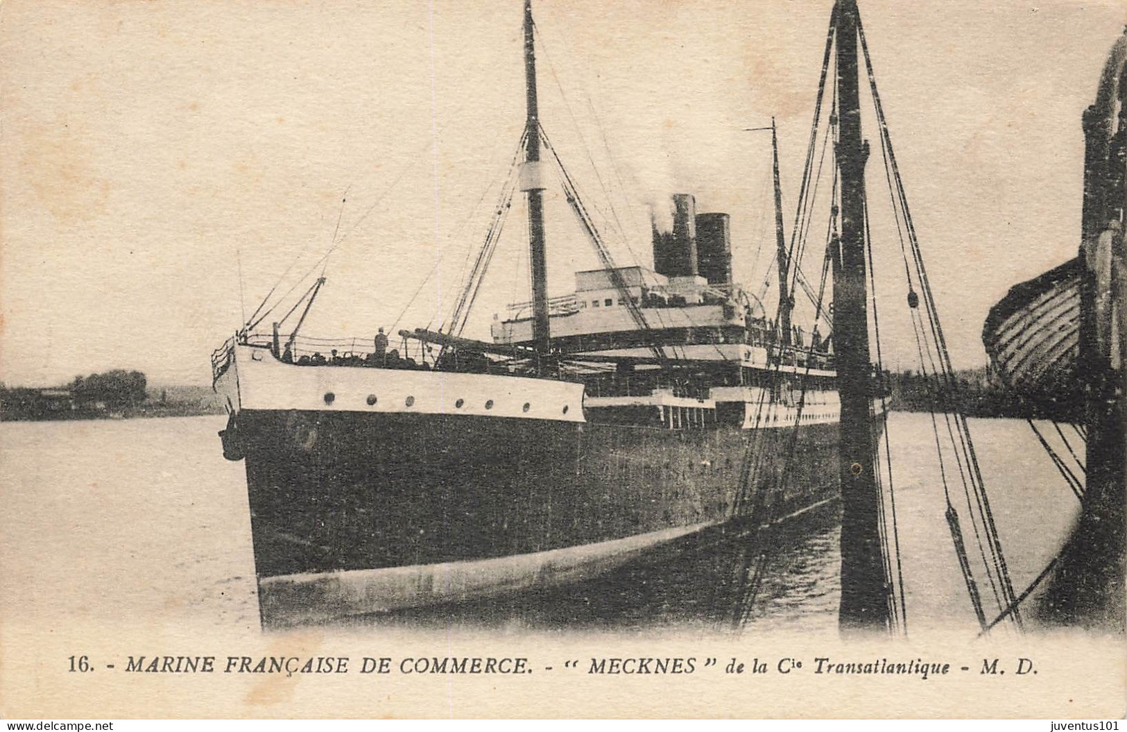 CPA Marine Française De Commerce-Meknés De La Compagnie Transatlantique-16         L2905 - Cargos