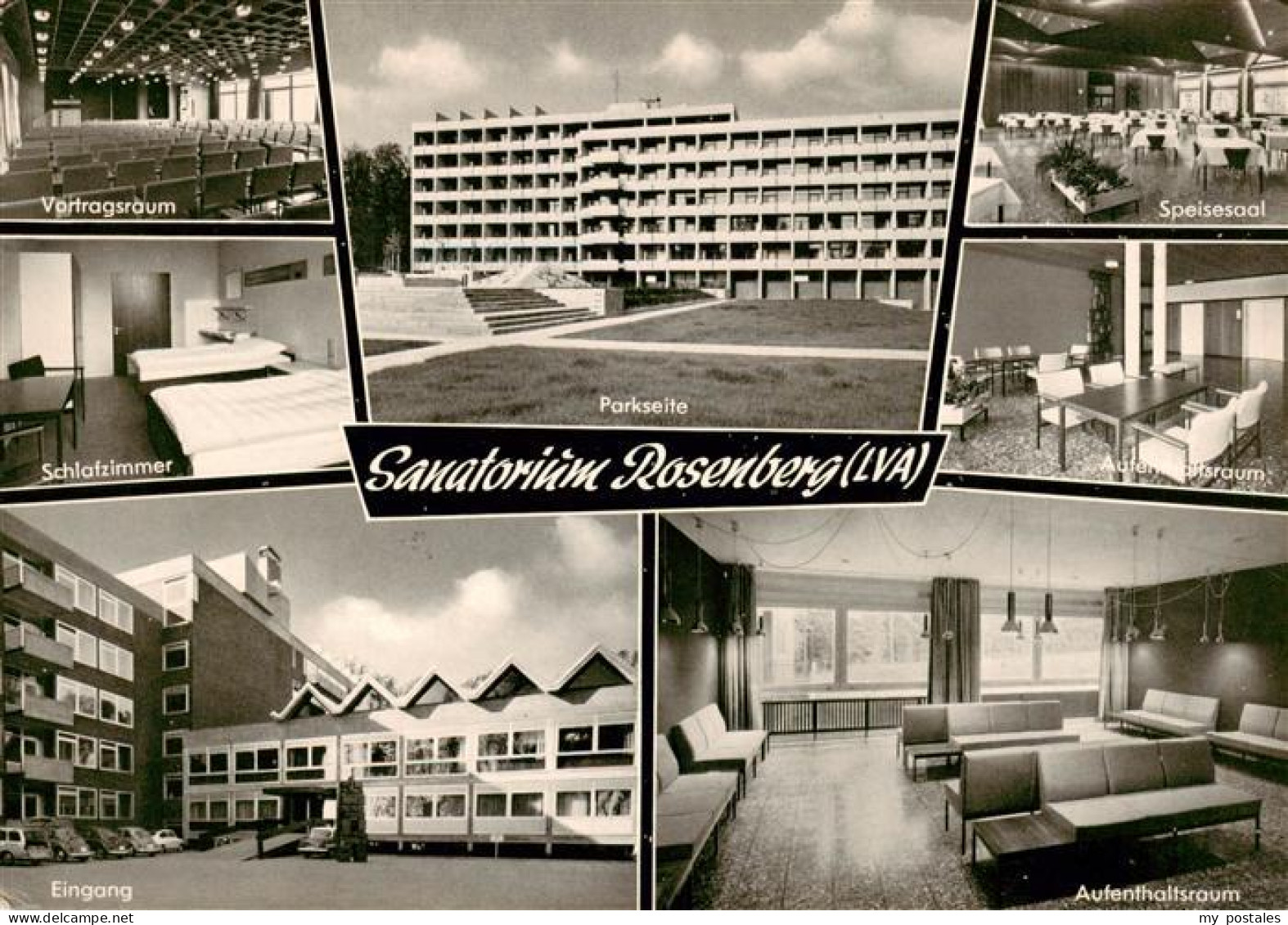 73903008 Bad Driburg Sanatorium Rosenberg Vortragsraum Schlafzimmer Eingang Park - Bad Driburg