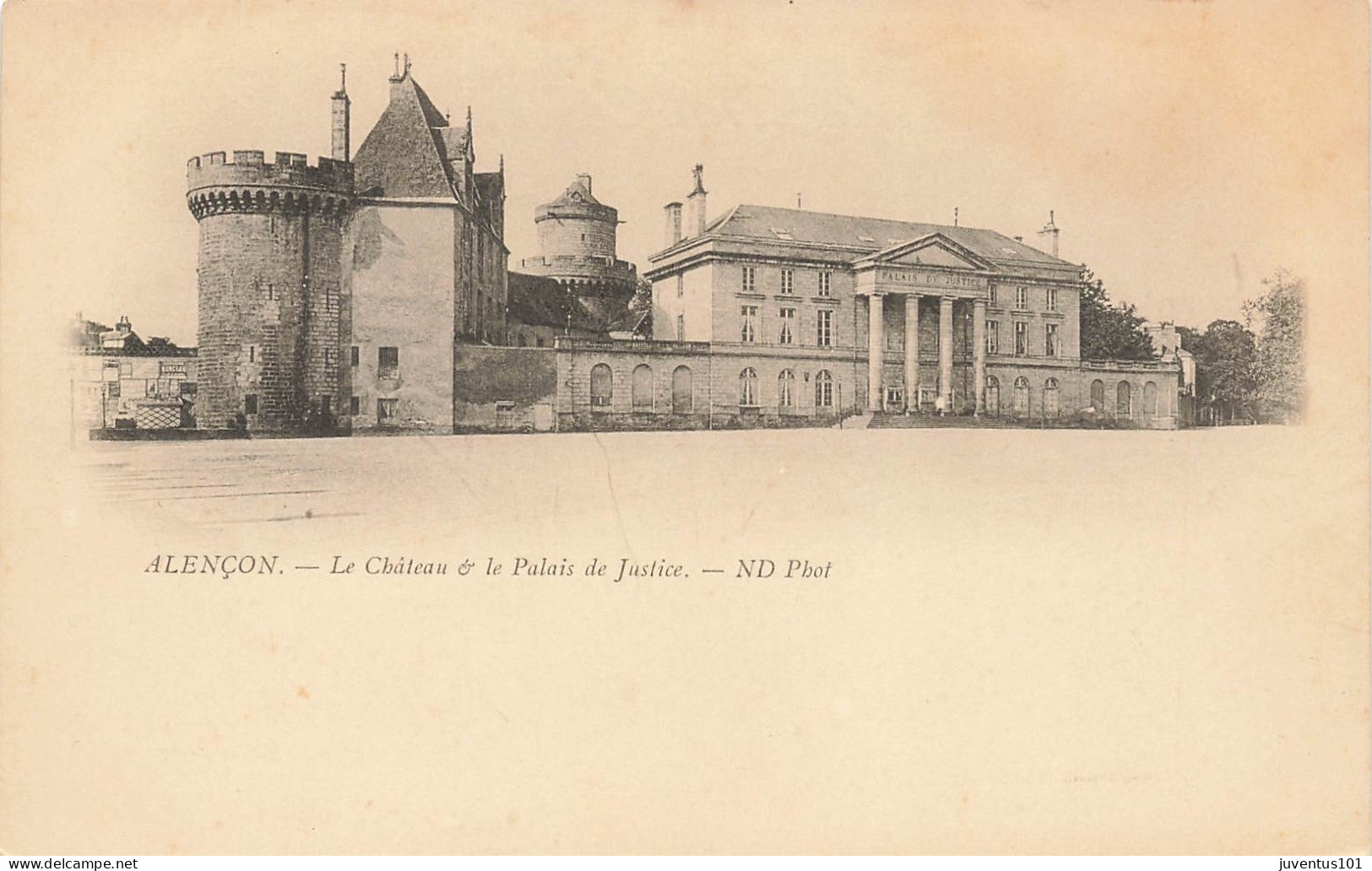 CPA Alençon-La Château Et Le Palais De Justice         L2905 - Alencon