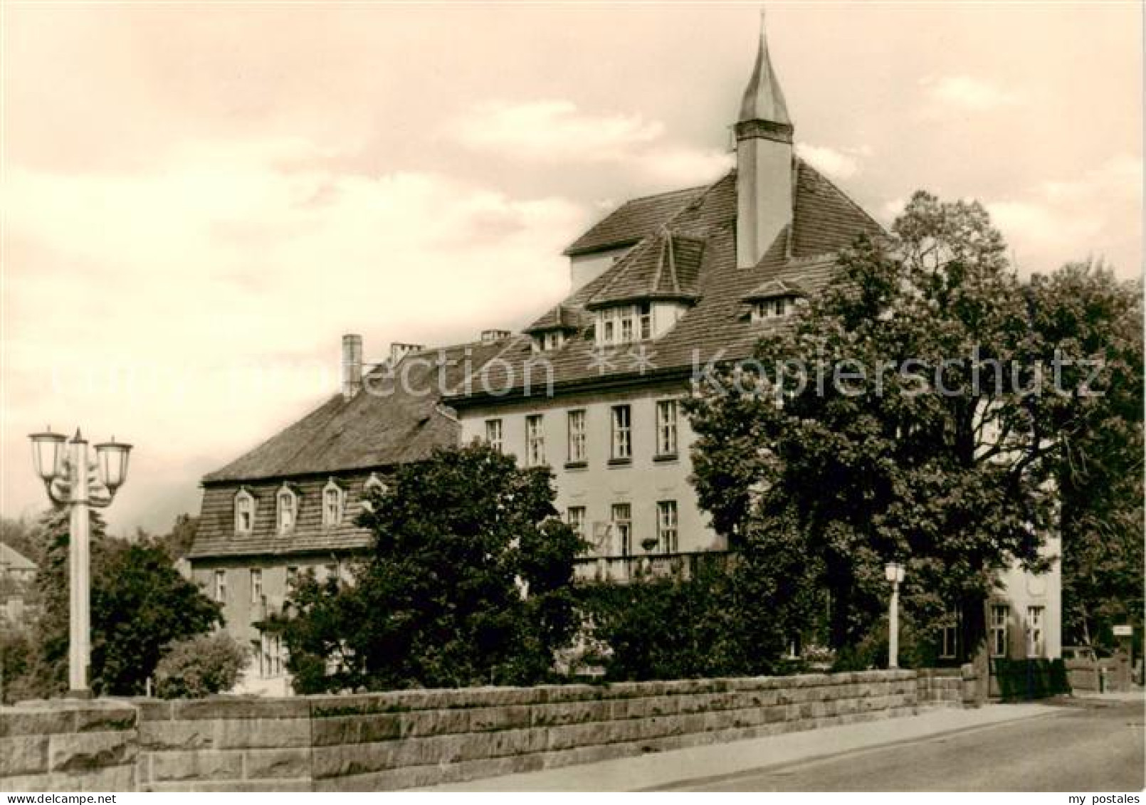 73864533 Loebau Sachsen Krankenhaus Und Bruecke Des Friedens Loebau Sachsen - Löbau