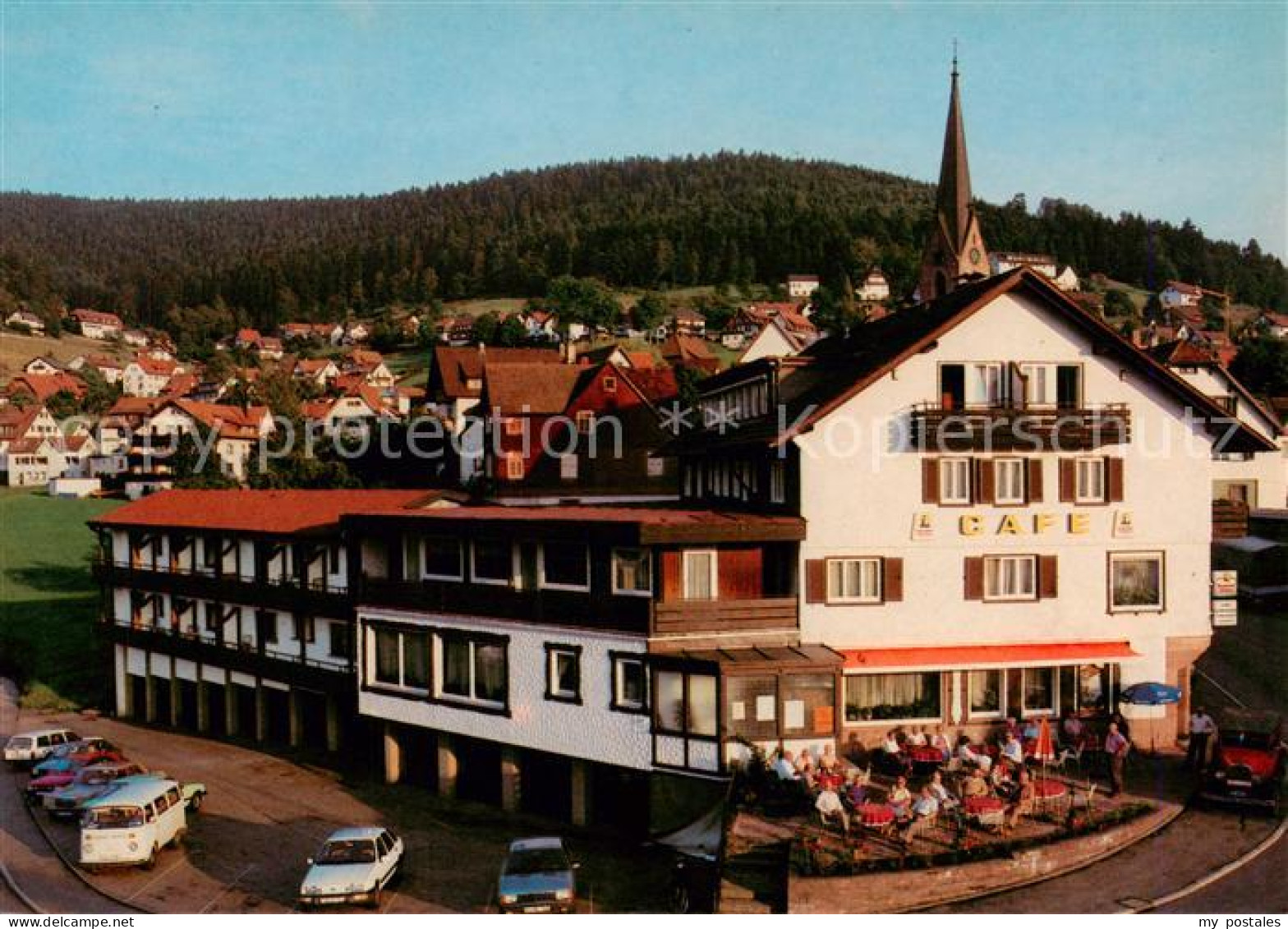 73864518 Baiersbronn Schwarzwald Cafe Rundblick Hotel Garni Baiersbronn Schwarzw - Baiersbronn