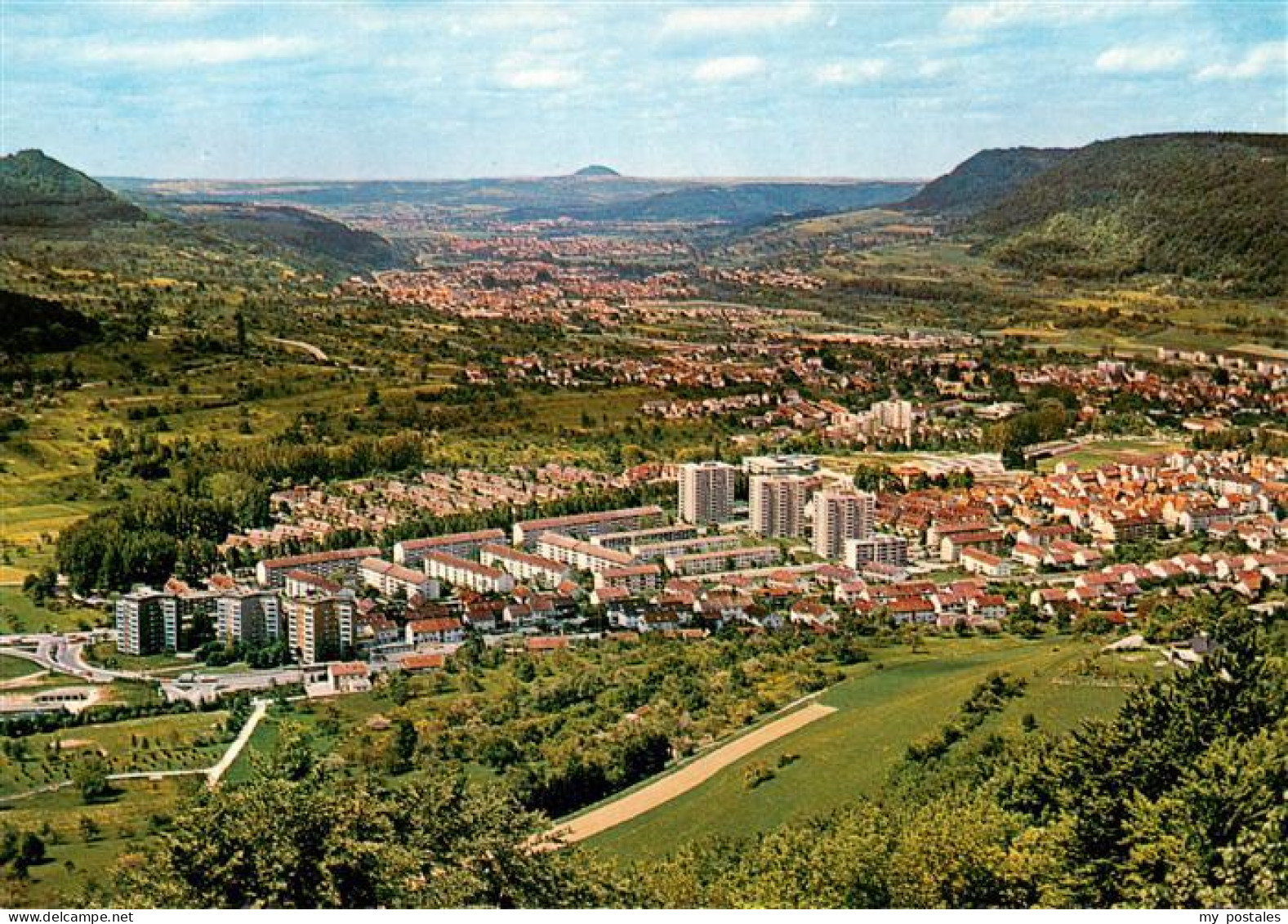 73864470 Geislingen  Steige Panorama Fuenftaelerstadt Ueberkinger Strasse Altens - Geislingen