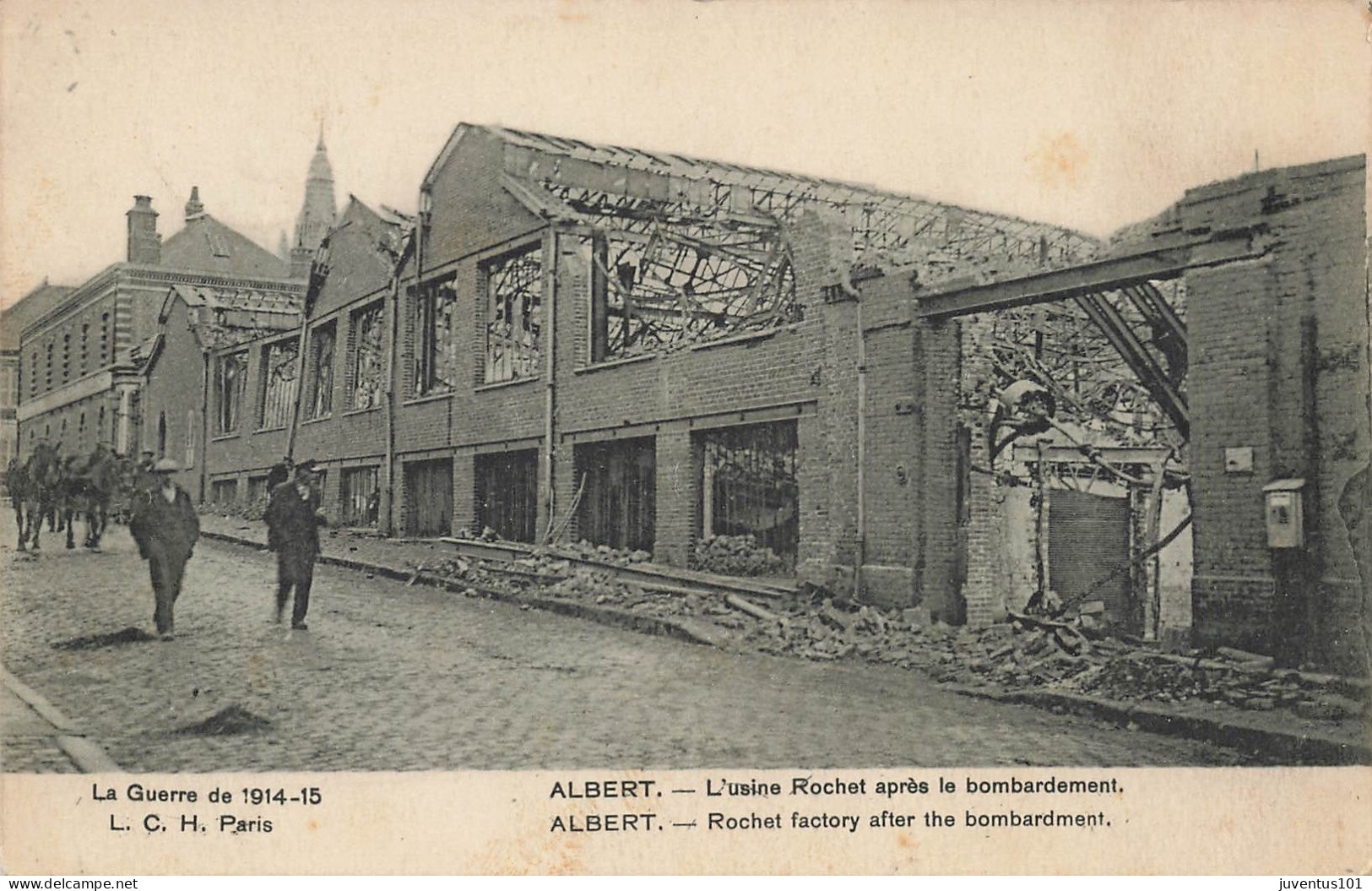 CPA Albert-L'usine Rochet Après Le Bombardement        L2905 - Albert