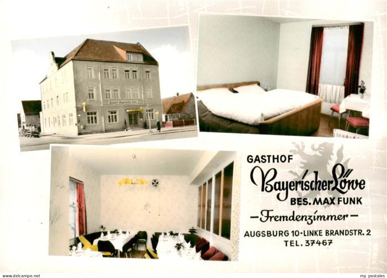 73864363 Augsburg Gasthof Bayerischer Loewe Restaurant Fremdenzimmer Augsburg - Augsburg