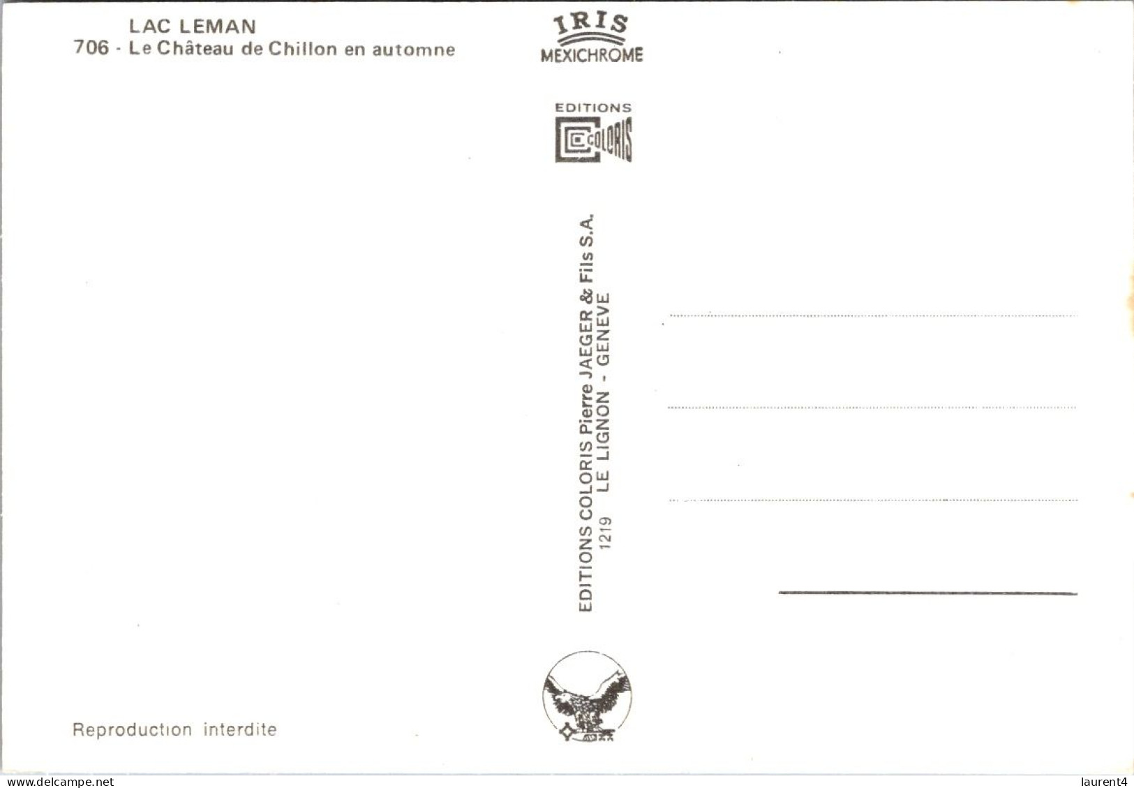 10-5-2024 (4 Z 40) Suisse  - Le Lac Leman (et Château De Chillon) - Castelli