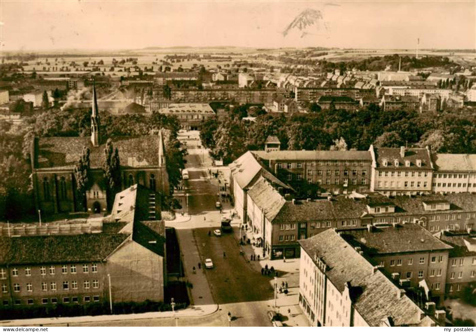 73864290 Neubrandenburg Panorama Blick Nach Norden Neubrandenburg - Neubrandenburg