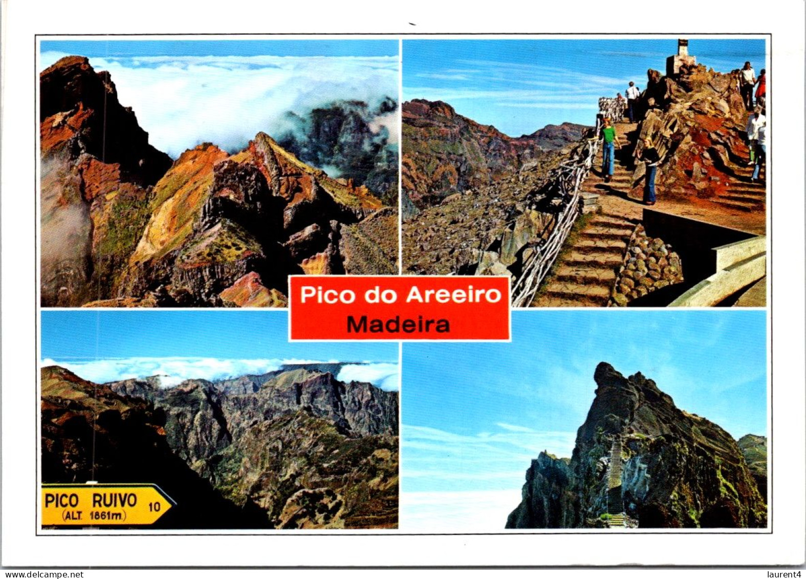 10-5-2024 (4 Z 40) Portugal (posted To France With Bird Stamp) Pico Do Areeiro In Madeira - Madeira