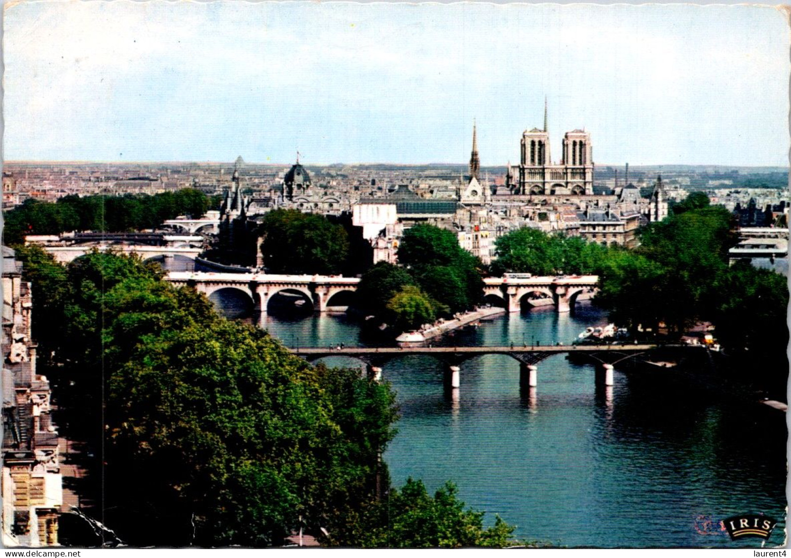 10-5-2024 (4 Z 40) France (posted 1962) Notre Dame De Paris (et Ponts) - Kirchen U. Kathedralen
