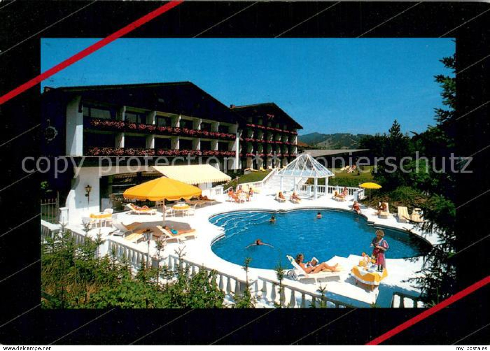 73756483 Oberstaufen Kurhotel Allgaeuer Rosen Alp Pool-Partie Oberstaufen - Oberstaufen