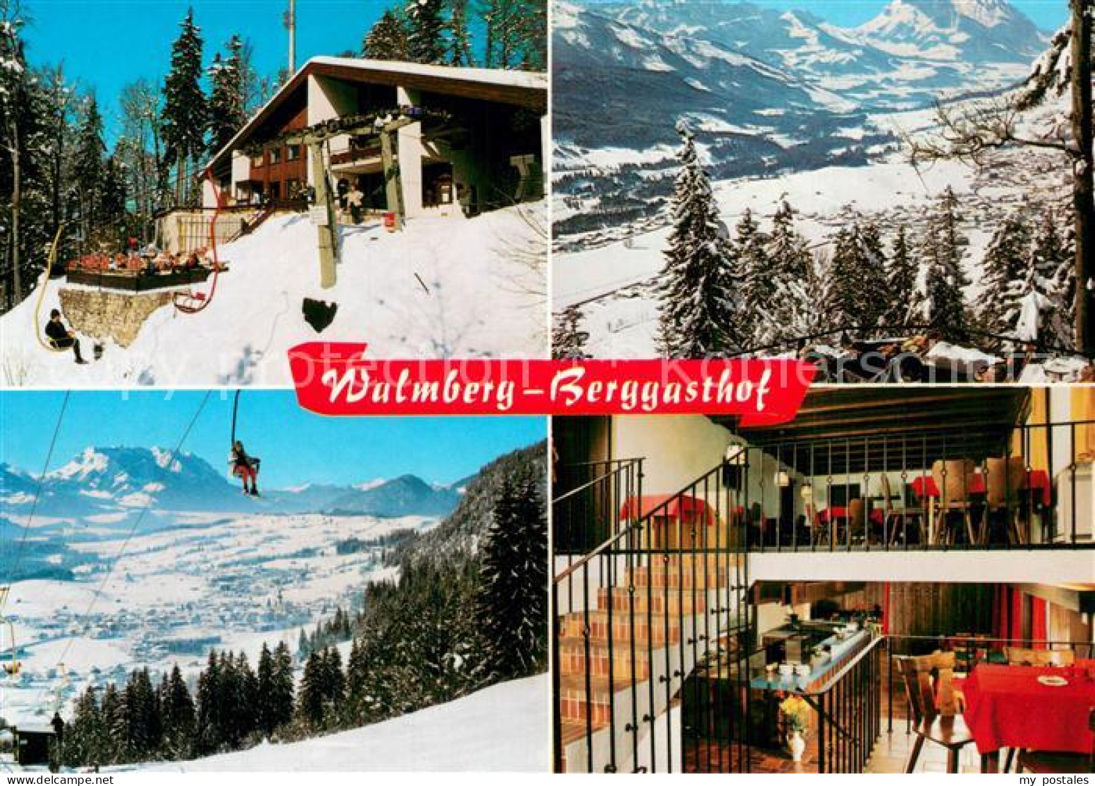 73756481 Reit Winkl Walmberg-Berggaststaette Im Winter Schnee Skilift Reit Winkl - Reit Im Winkl