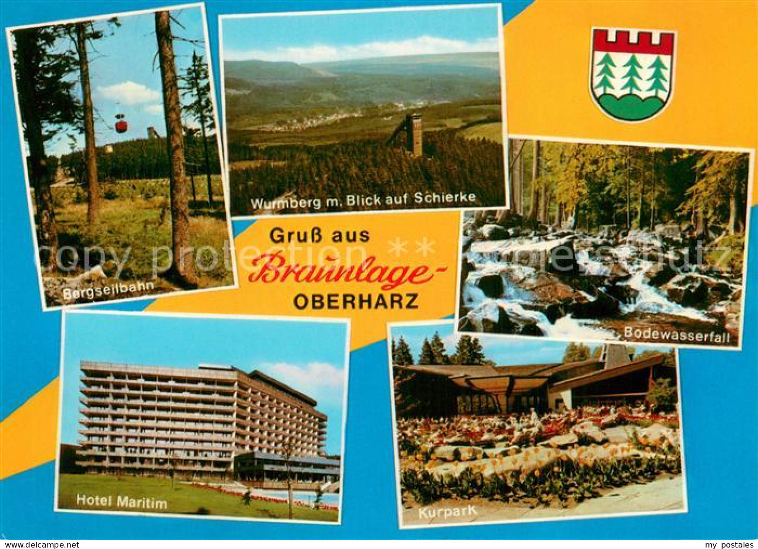 73756442 Braunlage Bergseilbahn Hotel Maritim Wurmberg Blick Auf Schierke Bodewa - Other & Unclassified