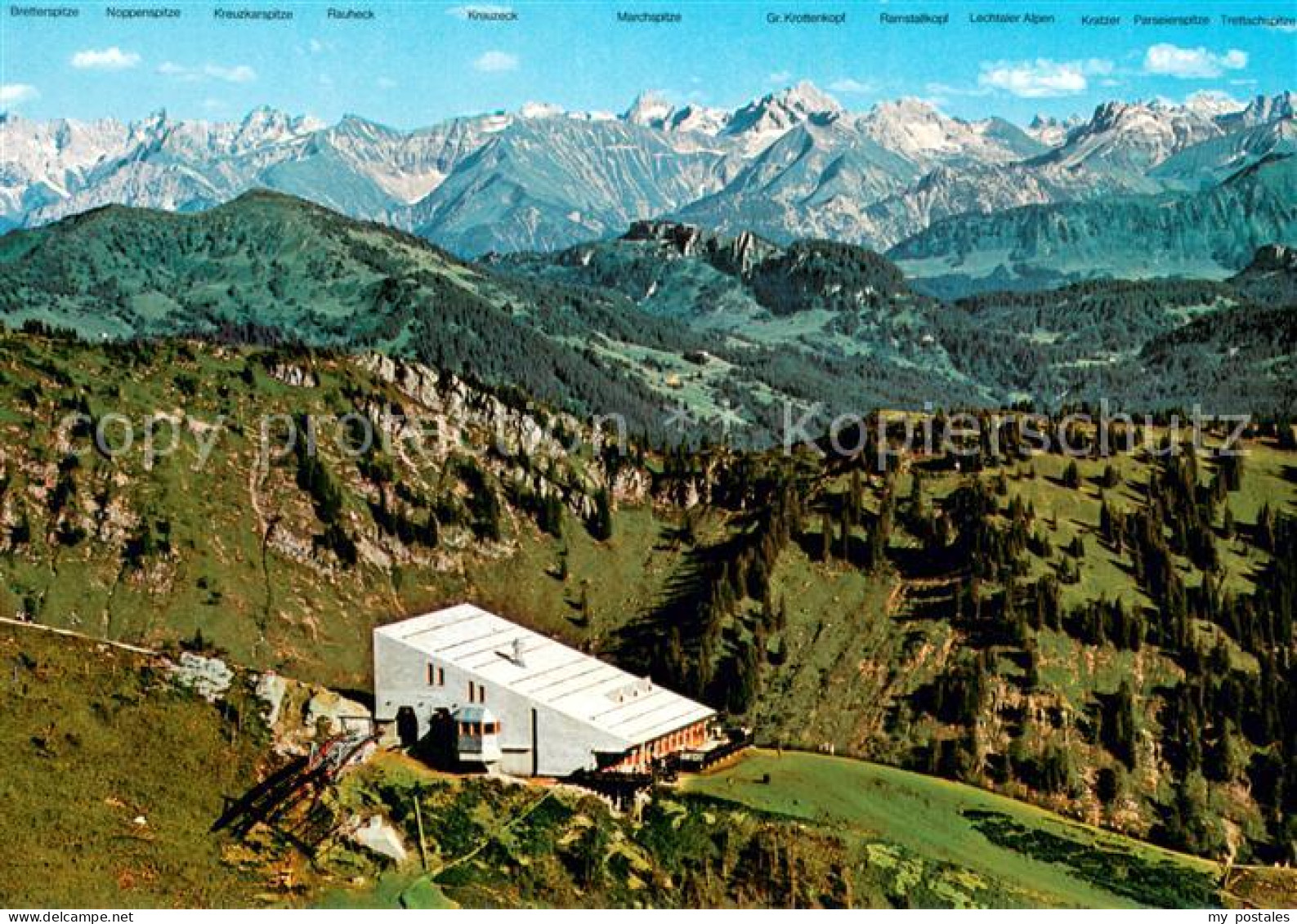 73756439 Hochgrat Hochgratbahn Bergstation Blick Auf Allgaeuer Hochalpen Hochgra - Hindelang