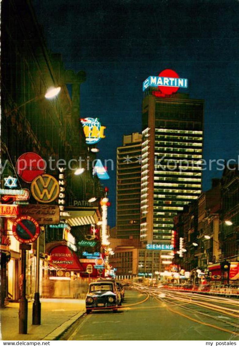 73756418 Bruxelles Bruessel Internationale Rogier Zentrum Bei Nacht Bruxelles Br - Andere & Zonder Classificatie