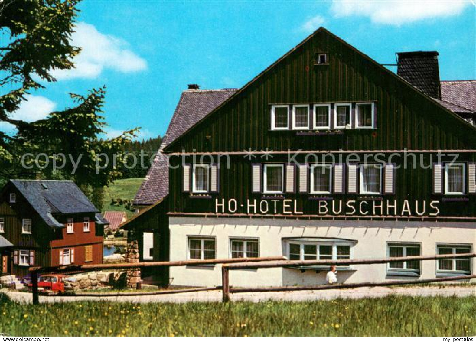 73756346 Muehlleithen Klingenthal HO-Hotel Buschhaus Aussenansicht Muehlleithen  - Klingenthal