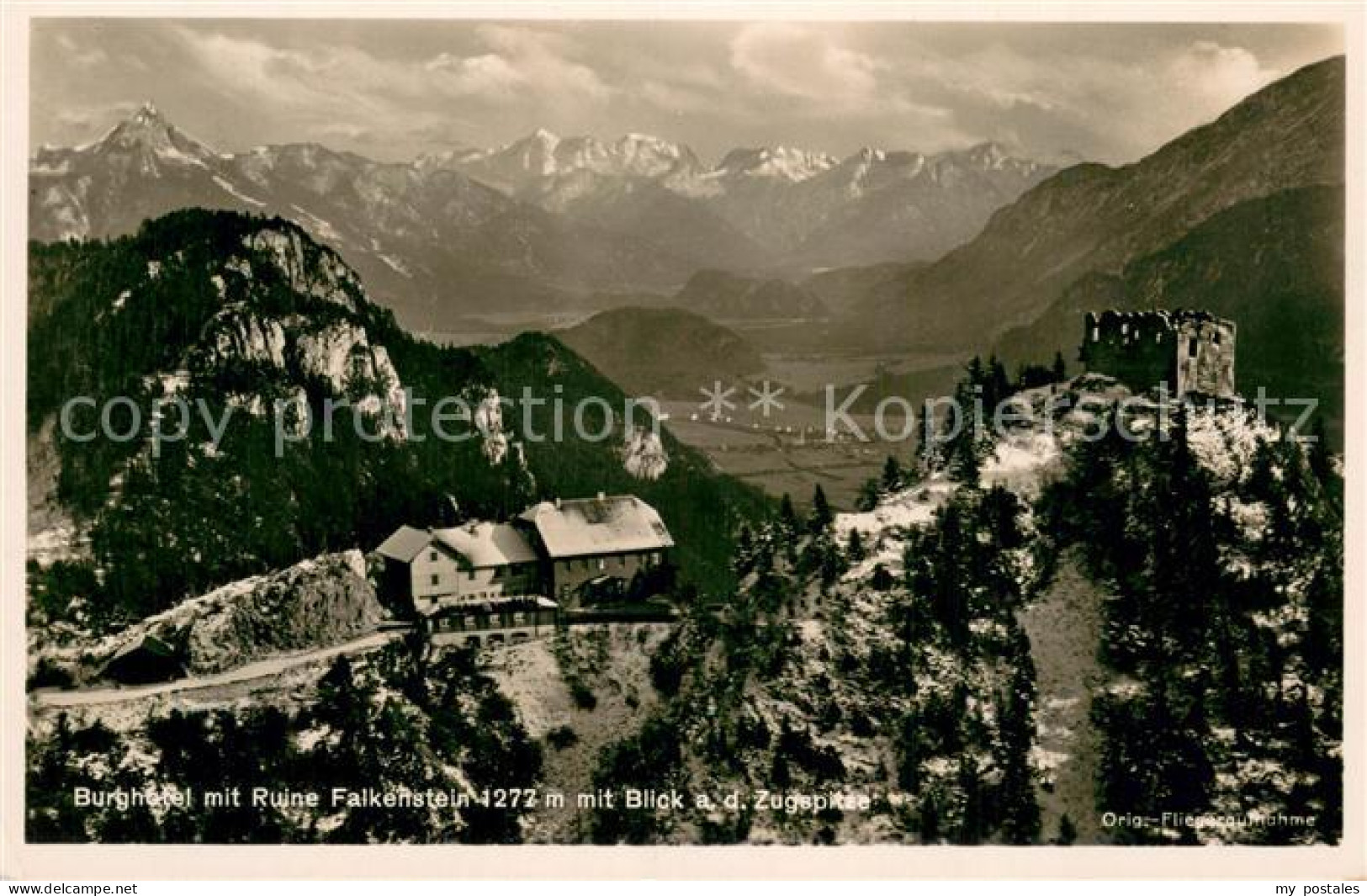 73756279 Pfronten Burghotel M. Ruine Falkenstein Zugspitze Pfronten - Pfronten