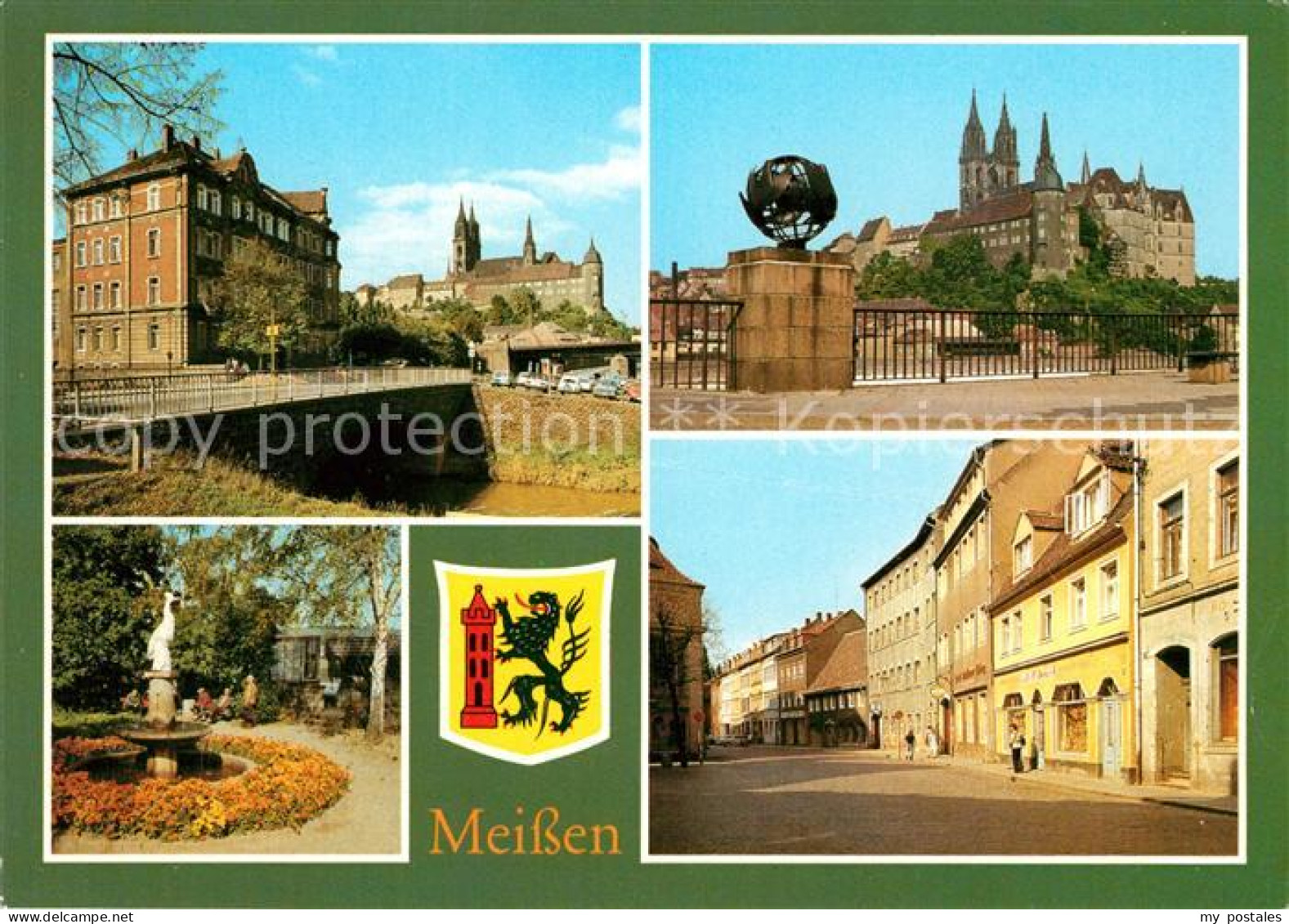 73065864 Meissen Elbe Sachsen Kaendlerbrunnen Dom Albrechtsburg Meissen Elbe Sac - Meissen