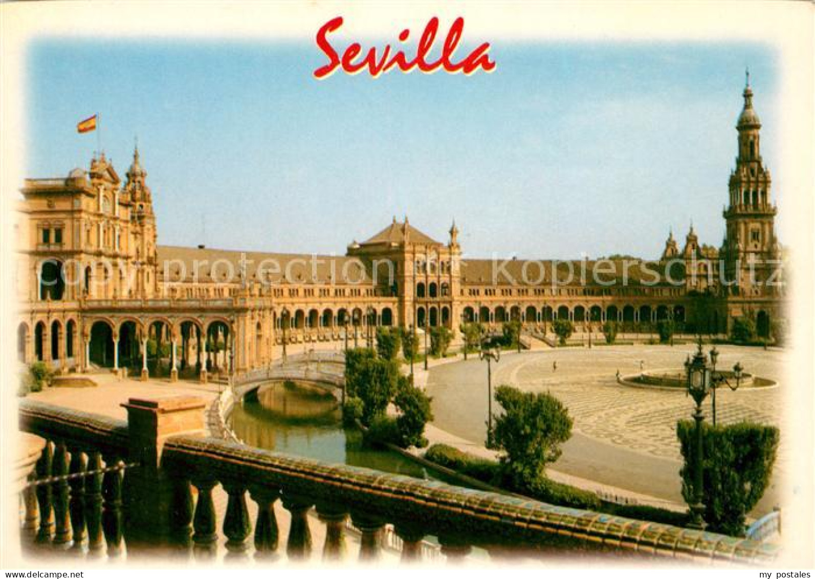 73065475 Sevilla Andalucia Plaza De Espana Vista Parcial Sevilla Andalucia - Other & Unclassified