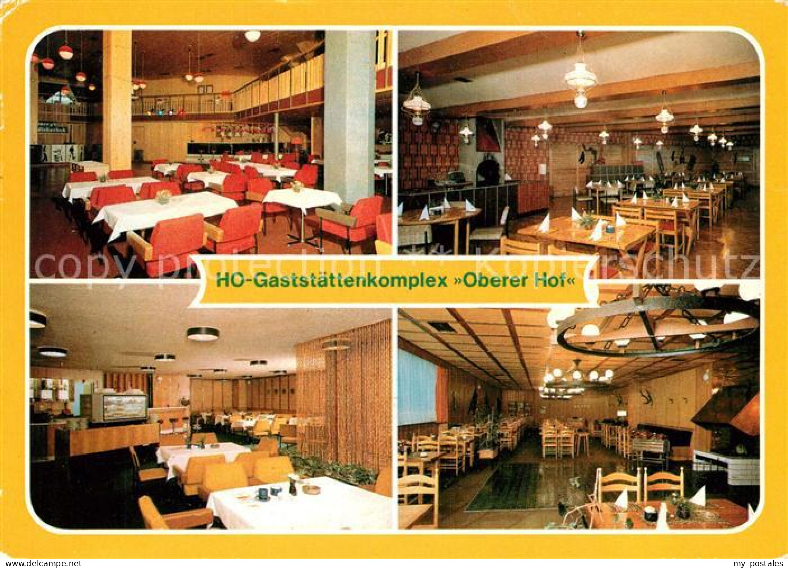 73065348 Oberhof Thueringen HO Gaststaettenkomplex Oberer Hof Tanzbar Restaurant - Oberhof