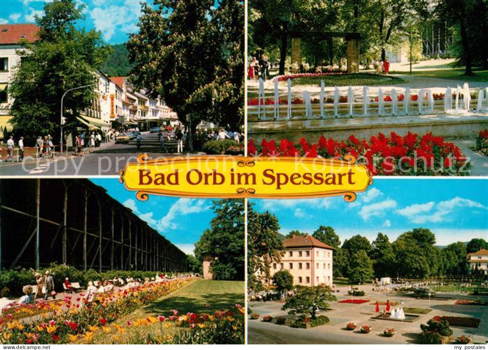 73064660 Bad Orb Teilansichten Kurstadt Saline Park Wasserspiele Bad Orb - Bad Orb