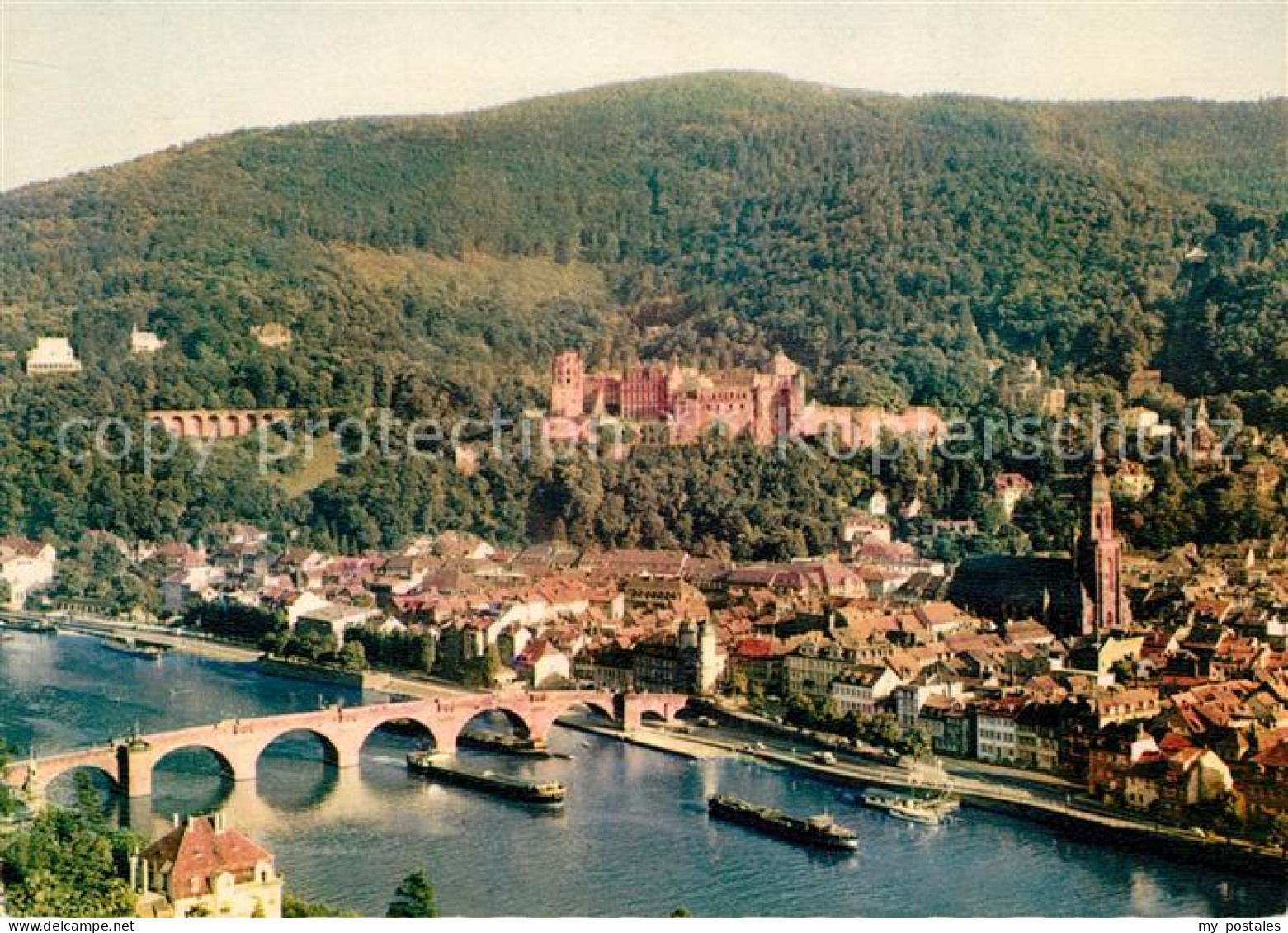 73063934 Heidelberg Neckar Alte Bruecke Und Schloss Heidelberg Neckar - Heidelberg