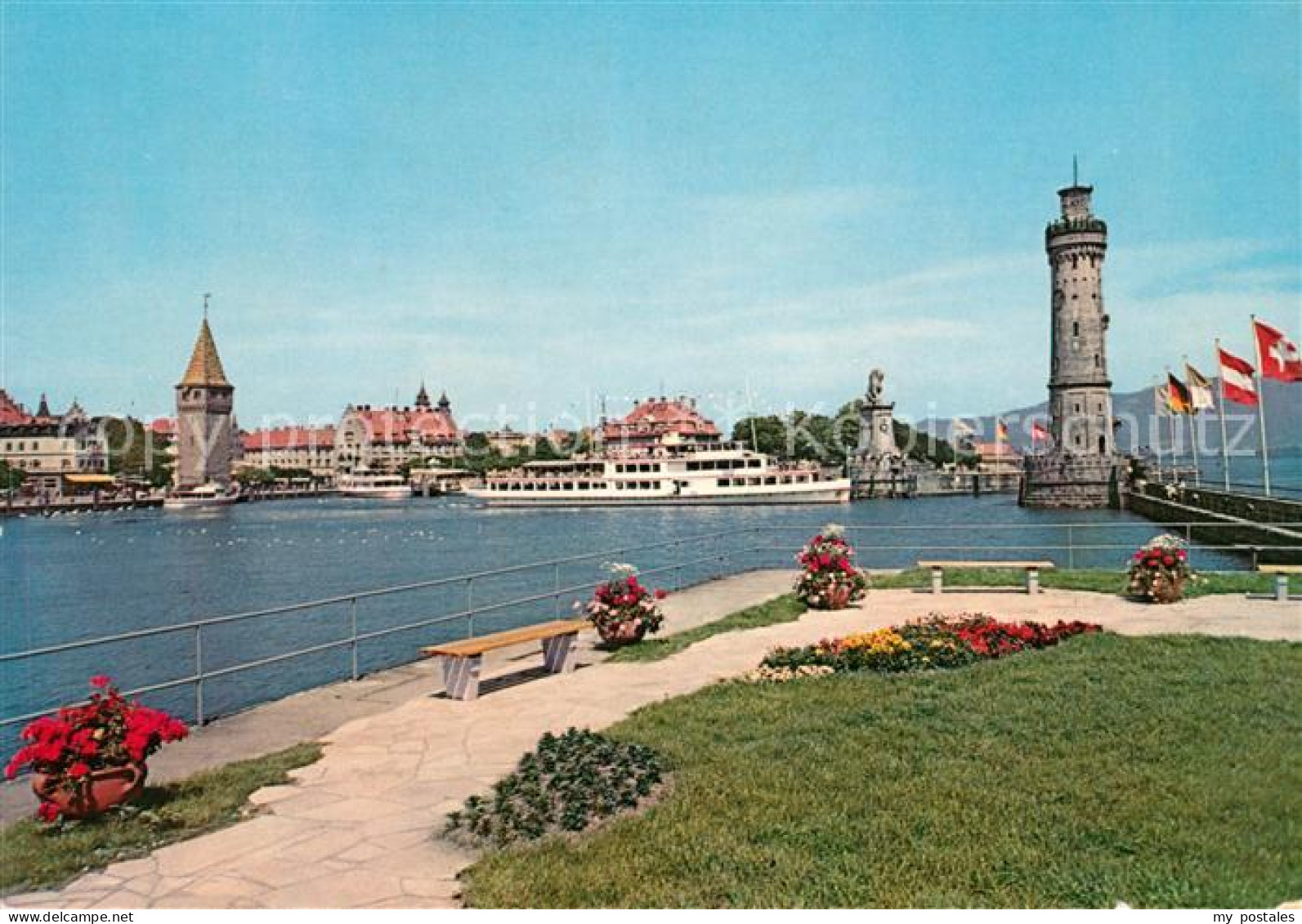 73063916 Lindau Bodensee Hafen Leuchtturm Lindau Bodensee - Lindau A. Bodensee