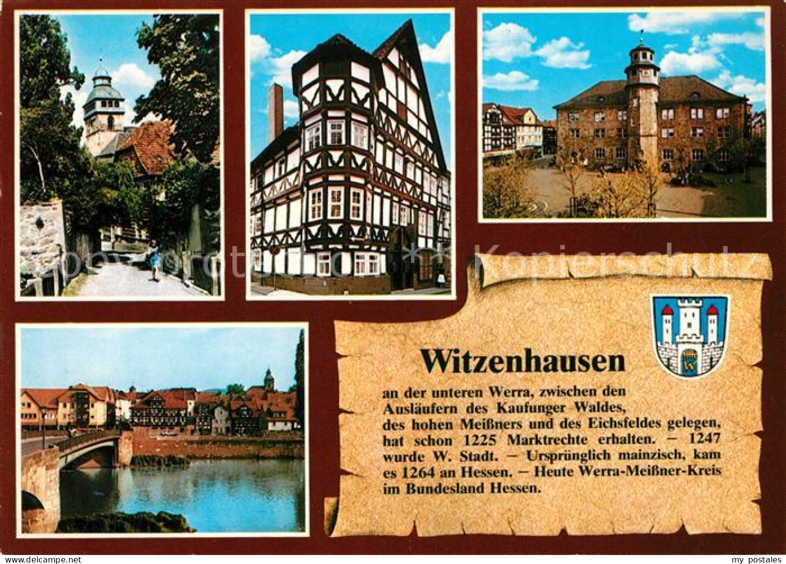 73063826 Witzenhausen Gasse Fachwerkhaus Schloss Bruecke Witzenhausen - Witzenhausen