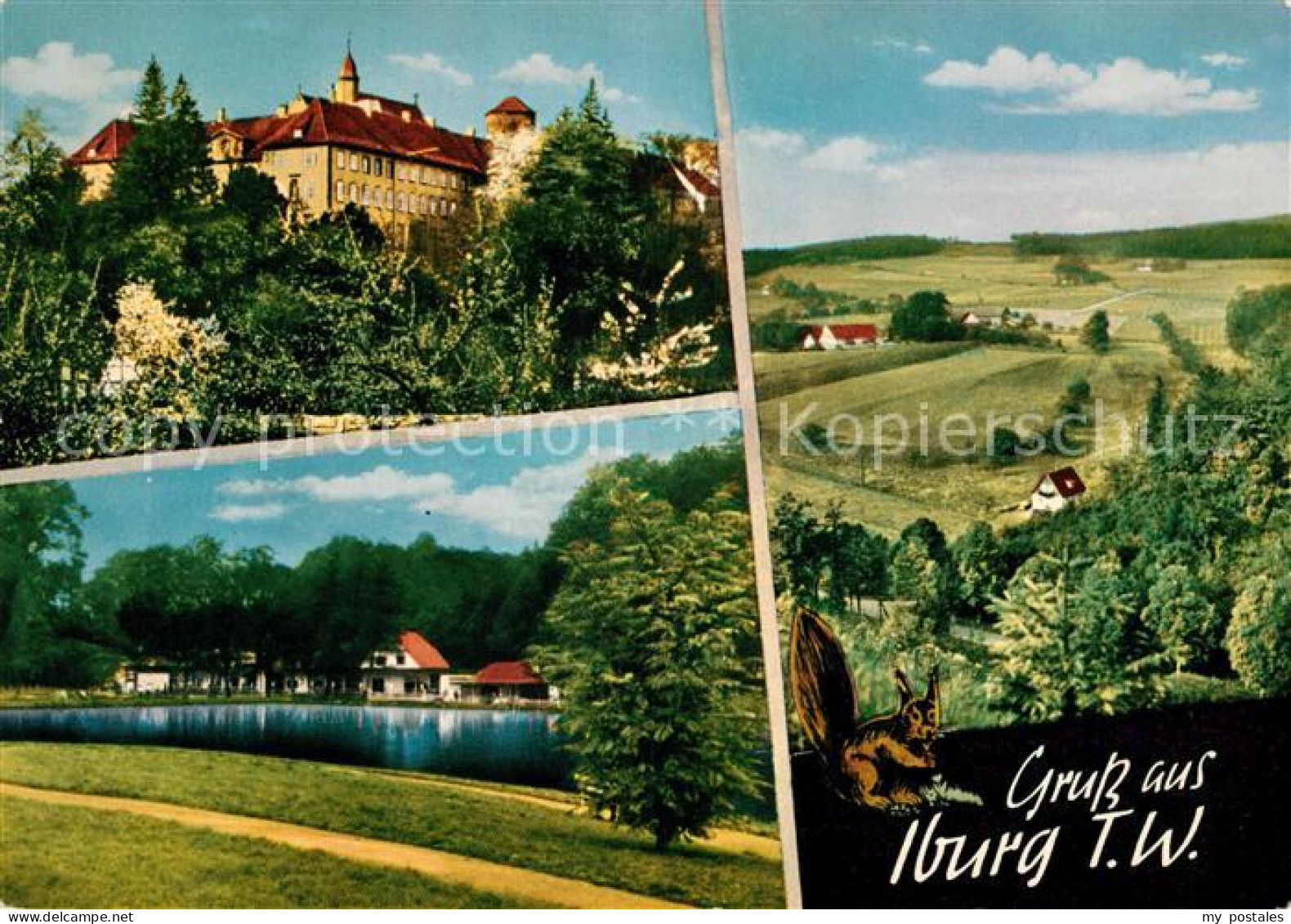 73063809 Iburg Teutoburger Wald Schloss Iburg Charlottensee Urbergblick Iburg Te - Autres & Non Classés