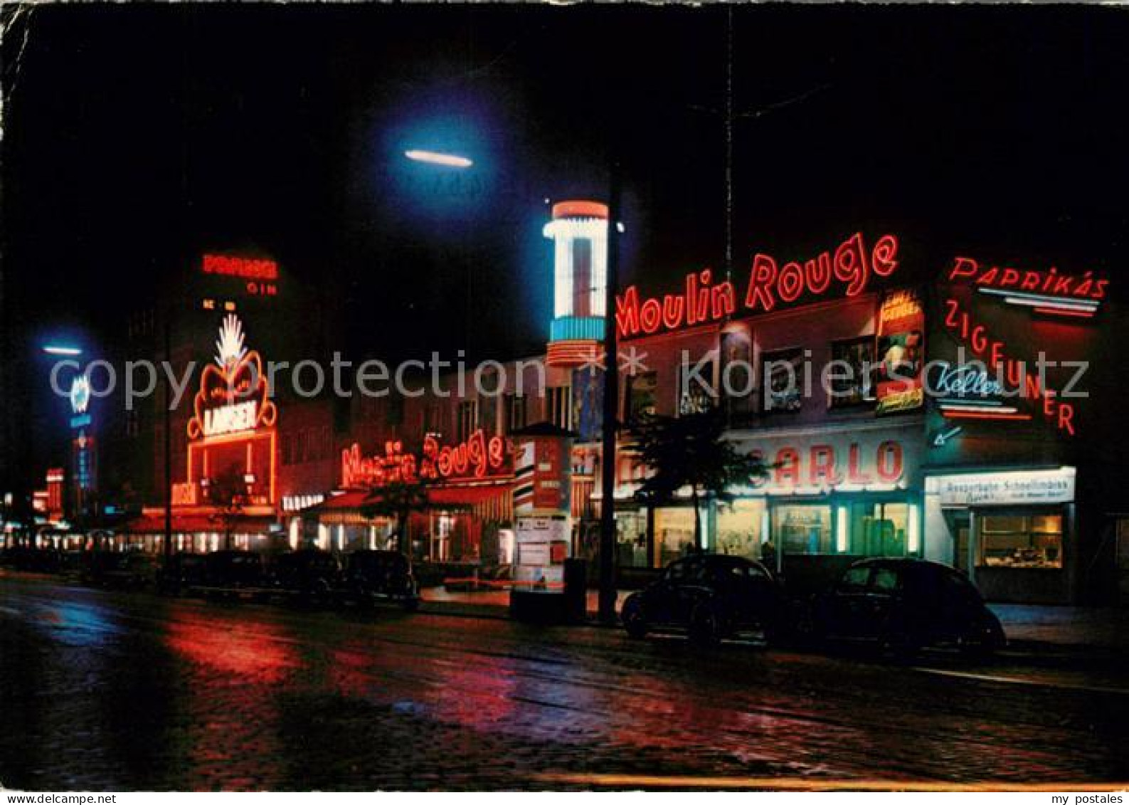 73063775 St Pauli Reeperbahn Bei Nacht Moulin Rouge St Pauli - Sonstige & Ohne Zuordnung