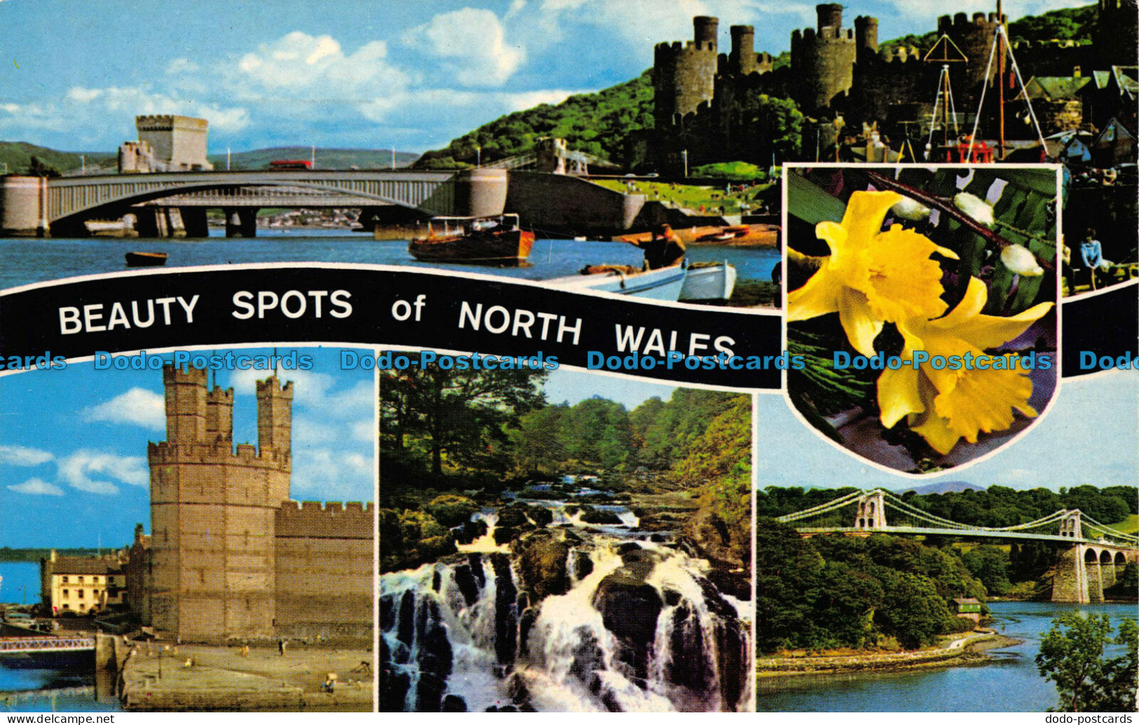 R066769 Beauty Spots Of North Wales. Multi View. Bamforth. Color Gloss. 1979 - World