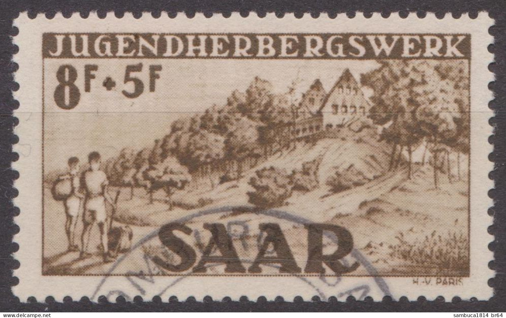 Saarland "Jugendherbergen", Mi.Nr. 262-263 Gestempelt. - Gebruikt