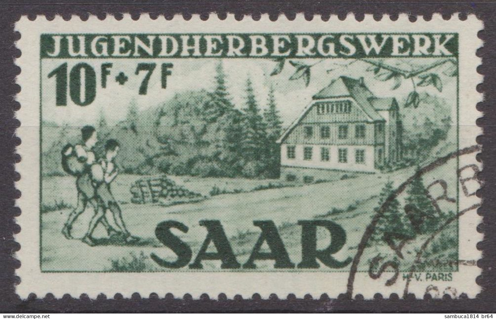 Saarland "Jugendherbergen", Mi.Nr. 262-263 Gestempelt. - Gebruikt