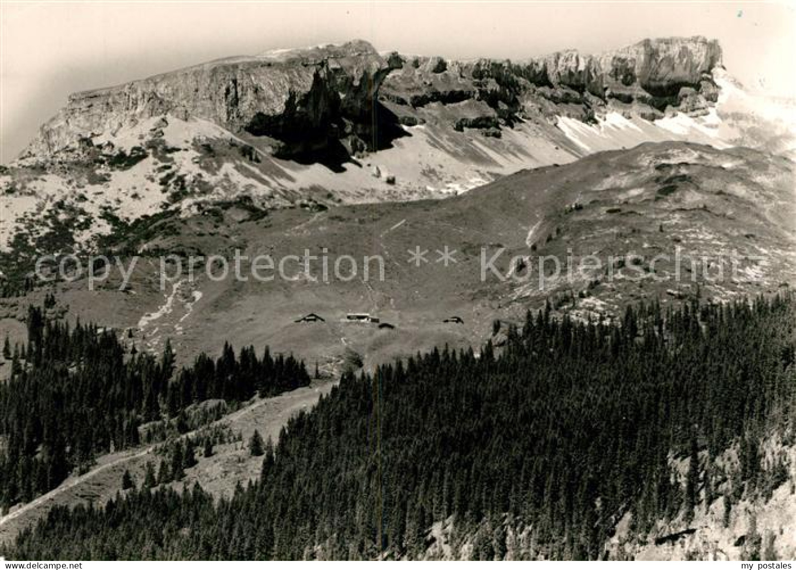 73063054 Kleinwalsertal Ifenhuette Mit Hoch Ifen Kleinwalsertal - Andere & Zonder Classificatie