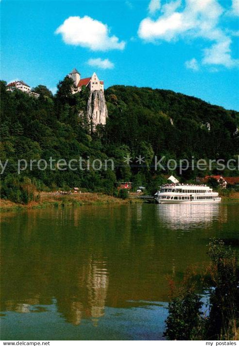 73063024 Riedenburg Altmuehltal Schloss Prunn Burgschenke Ausflugsdampfer Rieden - Autres & Non Classés