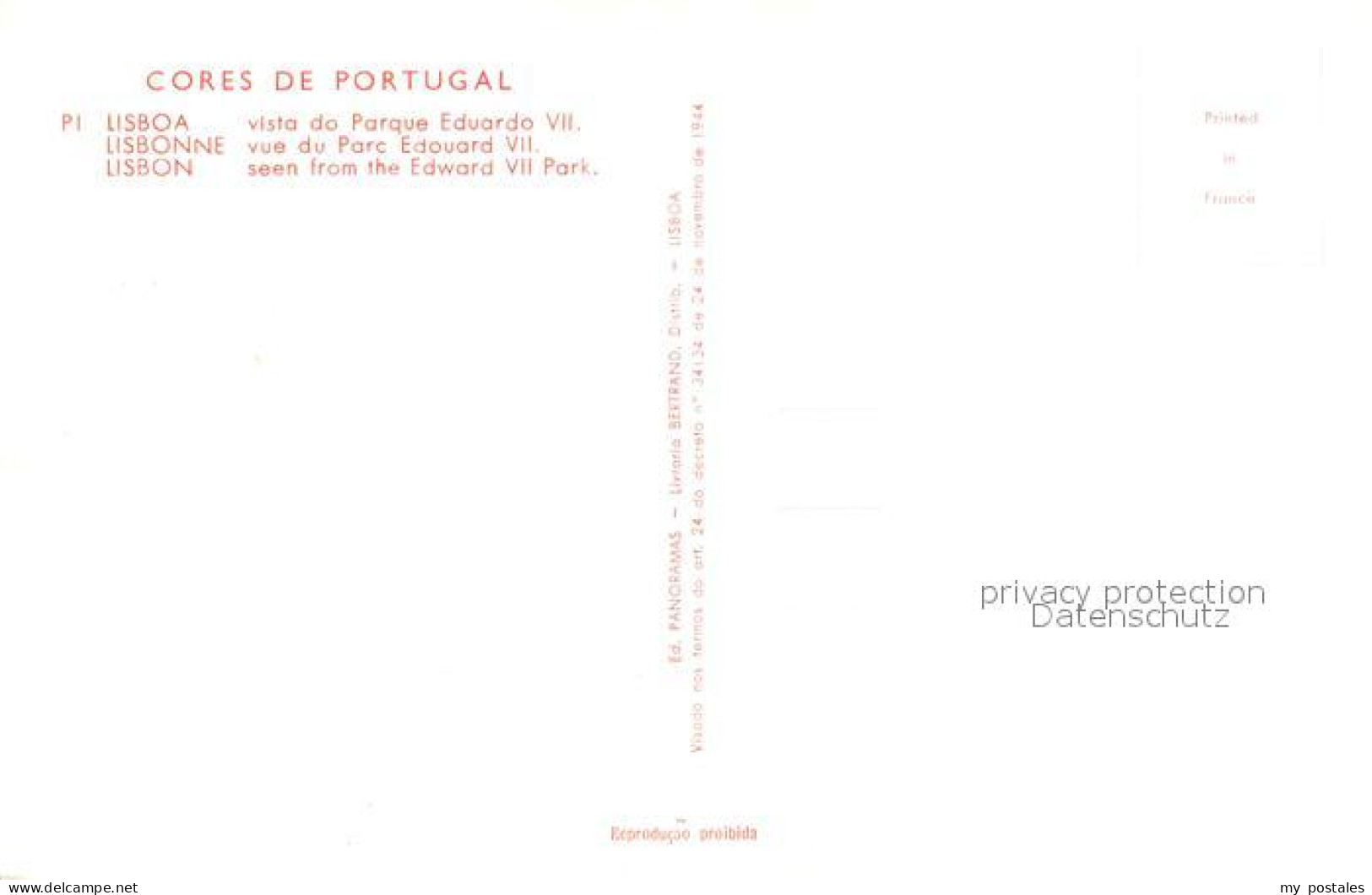 73062891 Lisboa Ansicht Von Edward VII Park Aus Denkmal Lisboa - Other & Unclassified