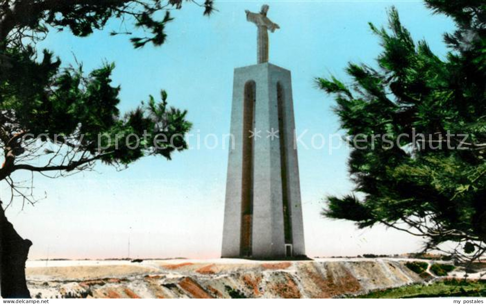 73062890 Almada Monumento O Cristo Rei Statue Almada - Otros & Sin Clasificación