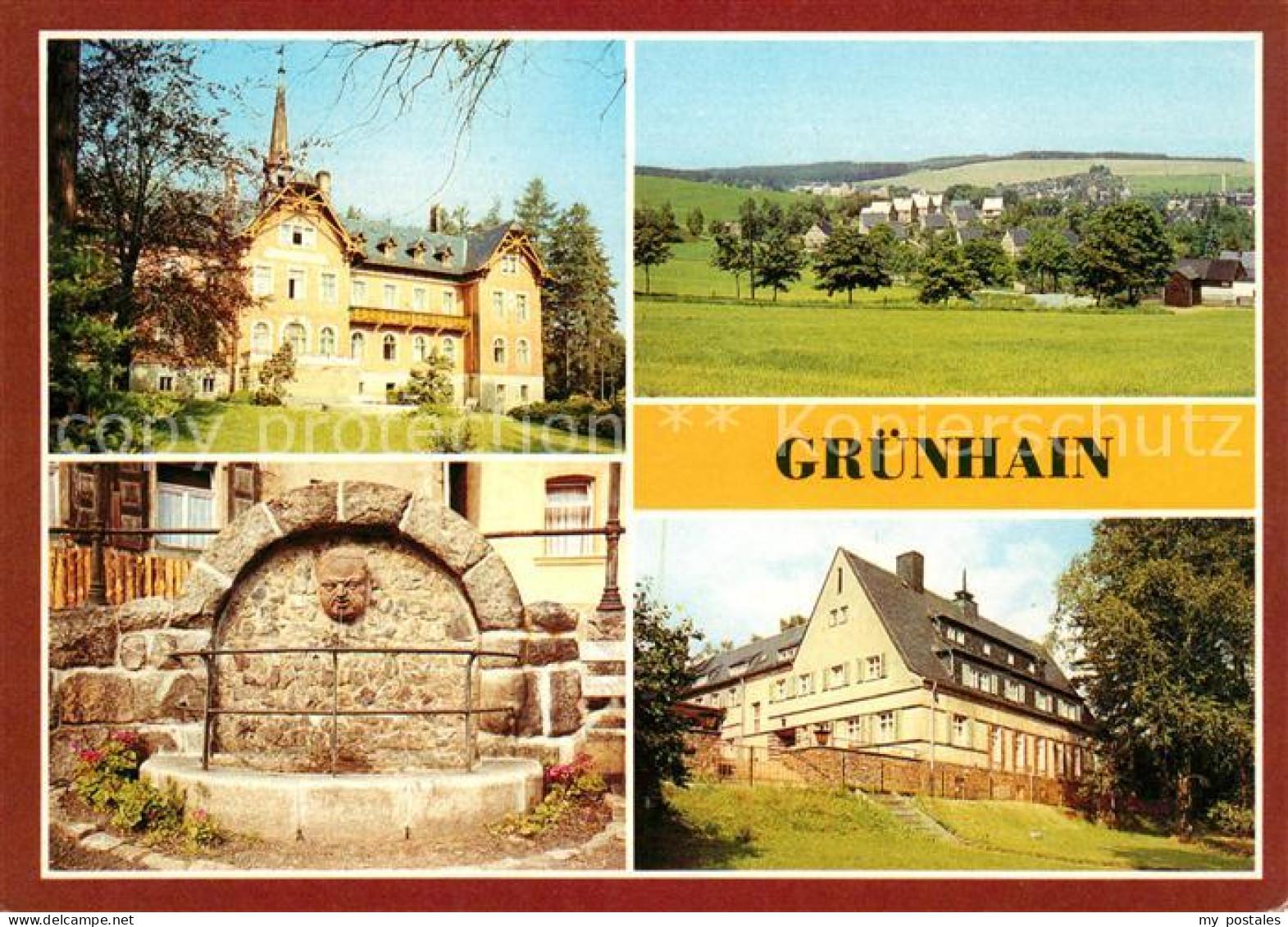 73062323 Gruenhain-Beierfeld Kurheim Teilansicht Moenchsbrunnen Genesungsheim Gr - Grünhain