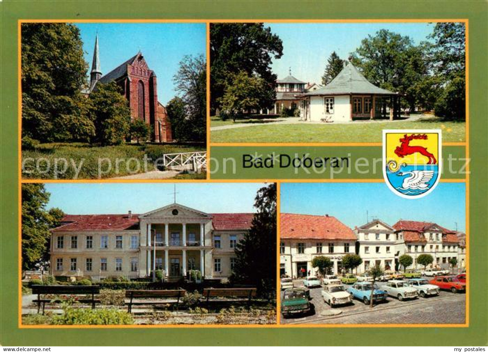 73062311 Bad Doberan Muenster Am Kamp Moorbad Sanatorium Marktplatz Wappen Bad D - Heiligendamm