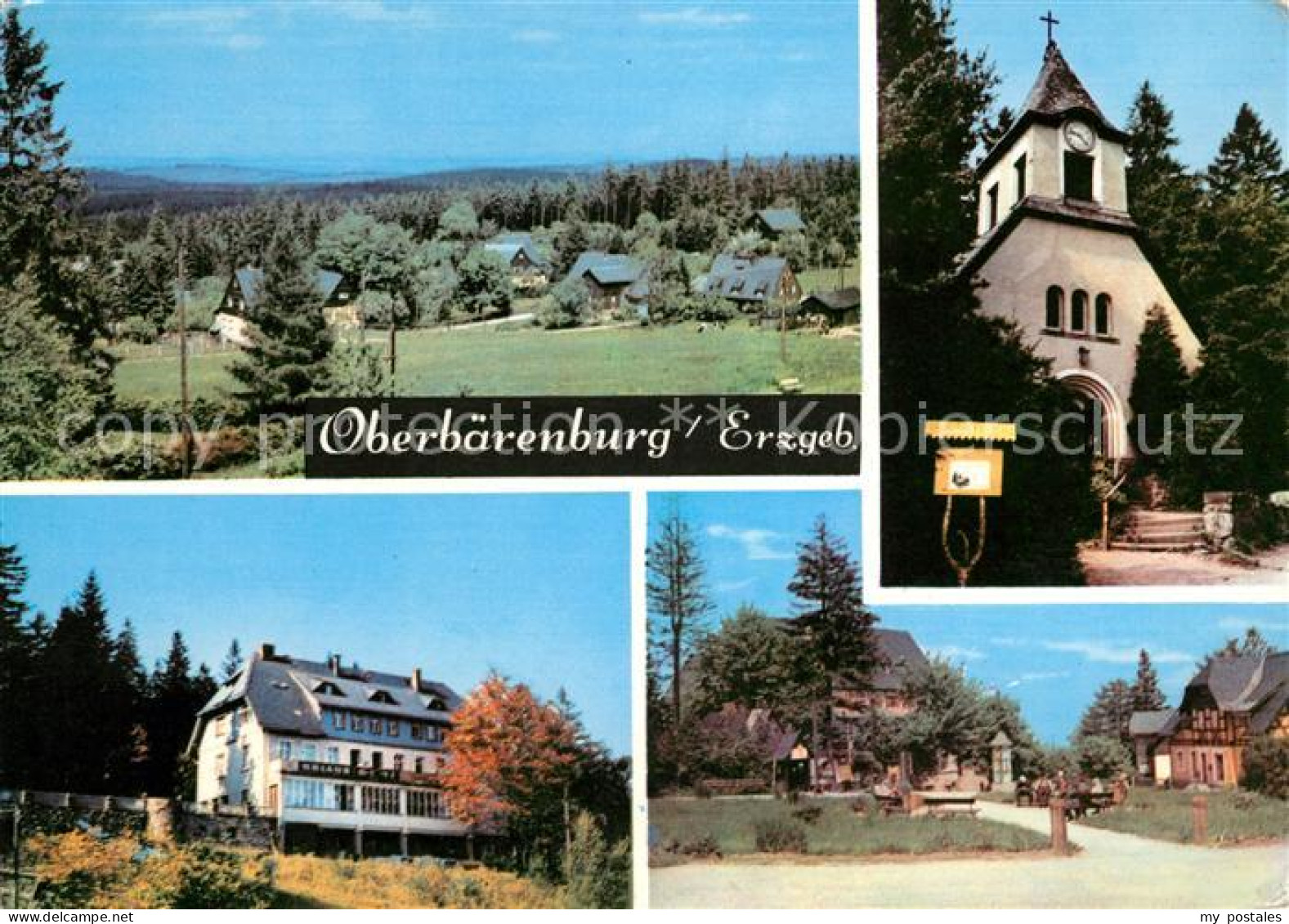 73062293 Oberbaerenburg Baerenburg Teilansicht Waldkapelle Urlauberkaffee FDGB H - Altenberg