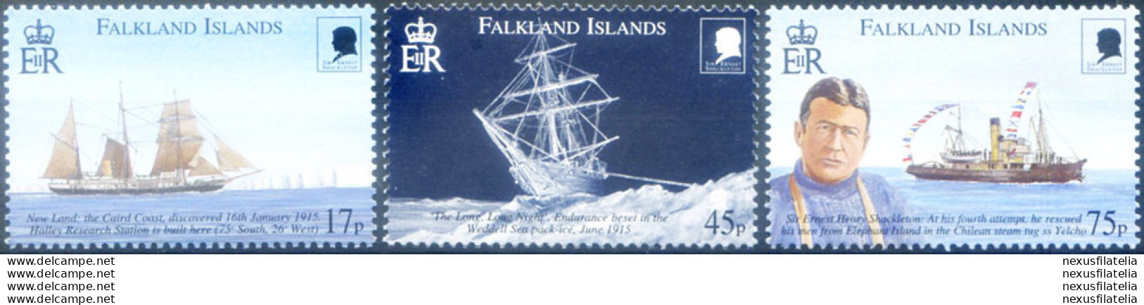 Ernest Shackleton 2000. - Falklandeilanden