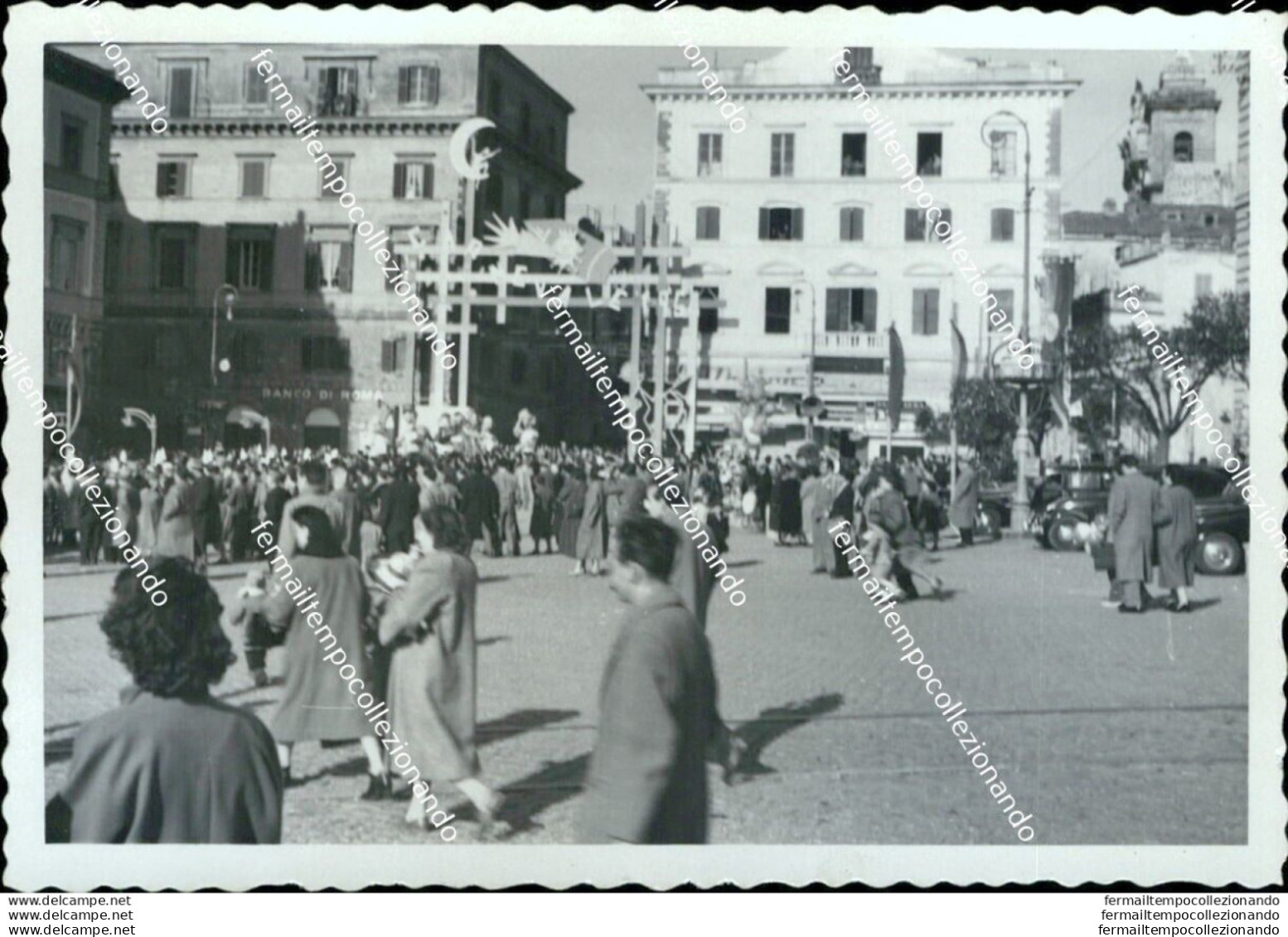 Az719 Foto Privata Carnevale Di Frascati 1954 Provincia Di Roma - Otros & Sin Clasificación