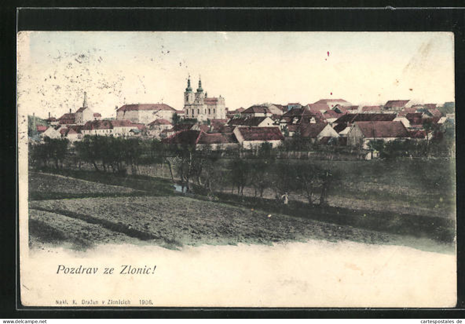 AK Zlonice, Gesamtansicht Des Ortes  - Czech Republic