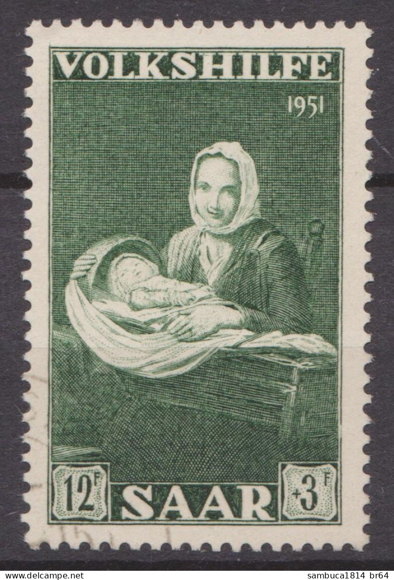 Saarland "Volkshilfe", Mi.Nr. 309, 311 Und 313 Gestempelt. - Used Stamps