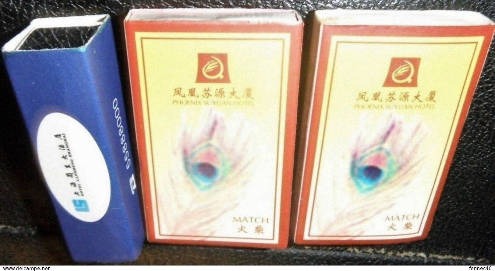 * 3 Boîtes D'allumettes Venant De 2 Hôtels Chinois - Matchboxes