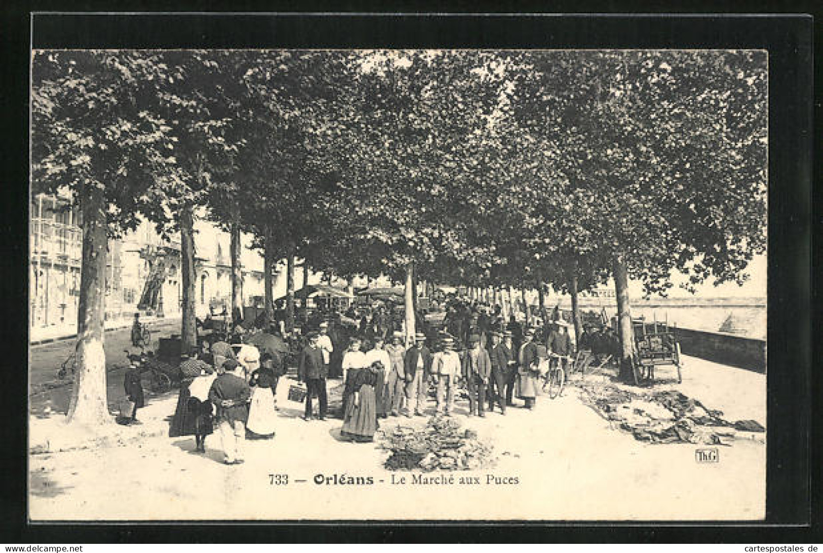 CPA Orleans, Le Marchè Aux Puces, Trödelmarkt  - Orleans