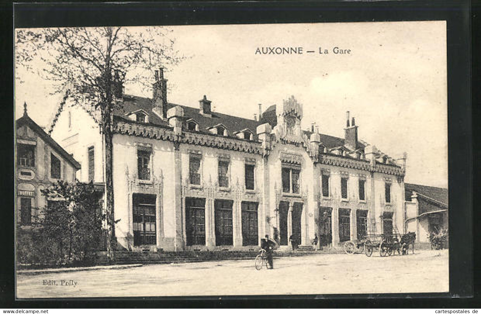 CPA Auxonne, La Gare, Vorderansicht Des La Gare  - Auxonne