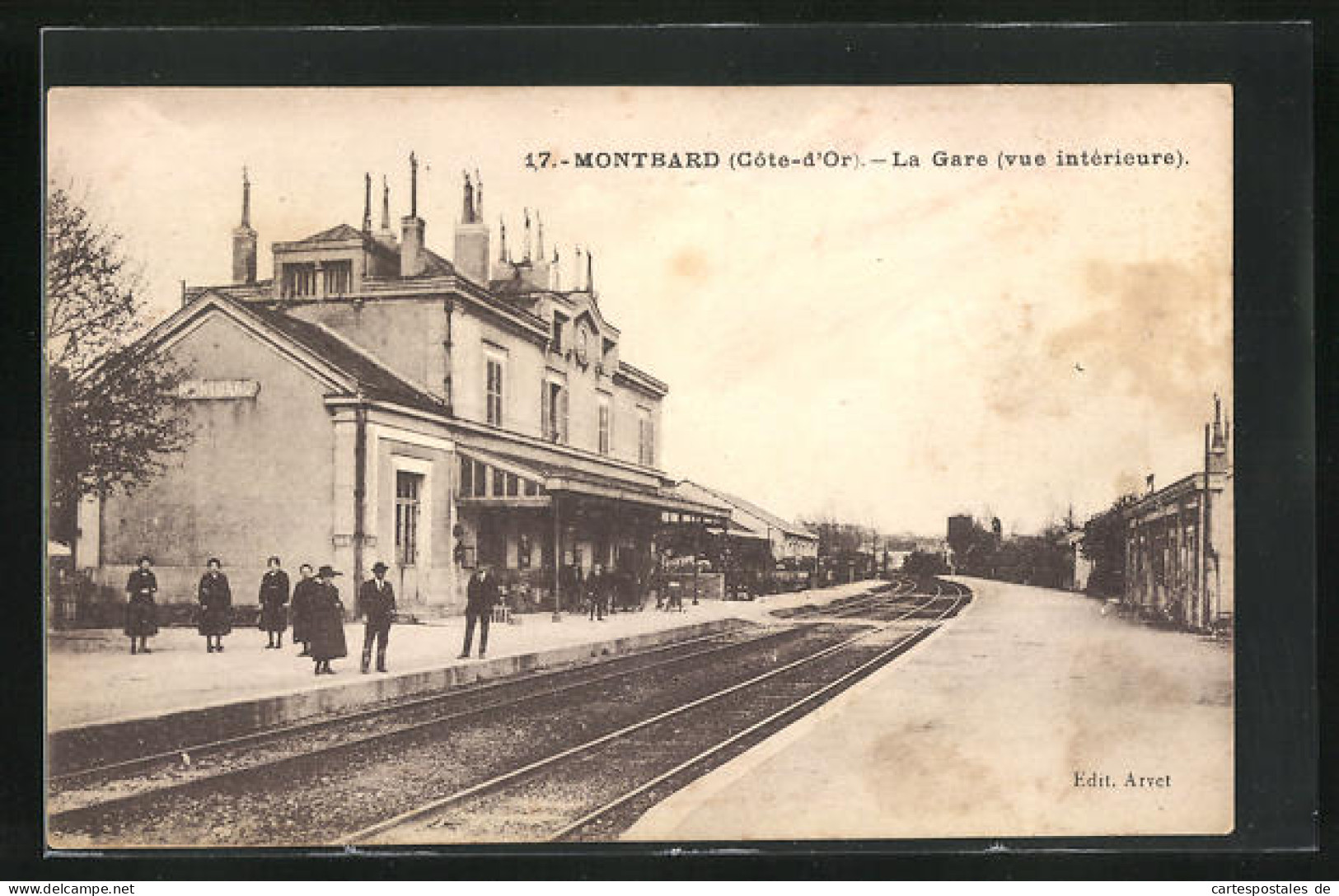 CPA Montbard, La Gare, Vue Intérieure, La Gare  - Montbard