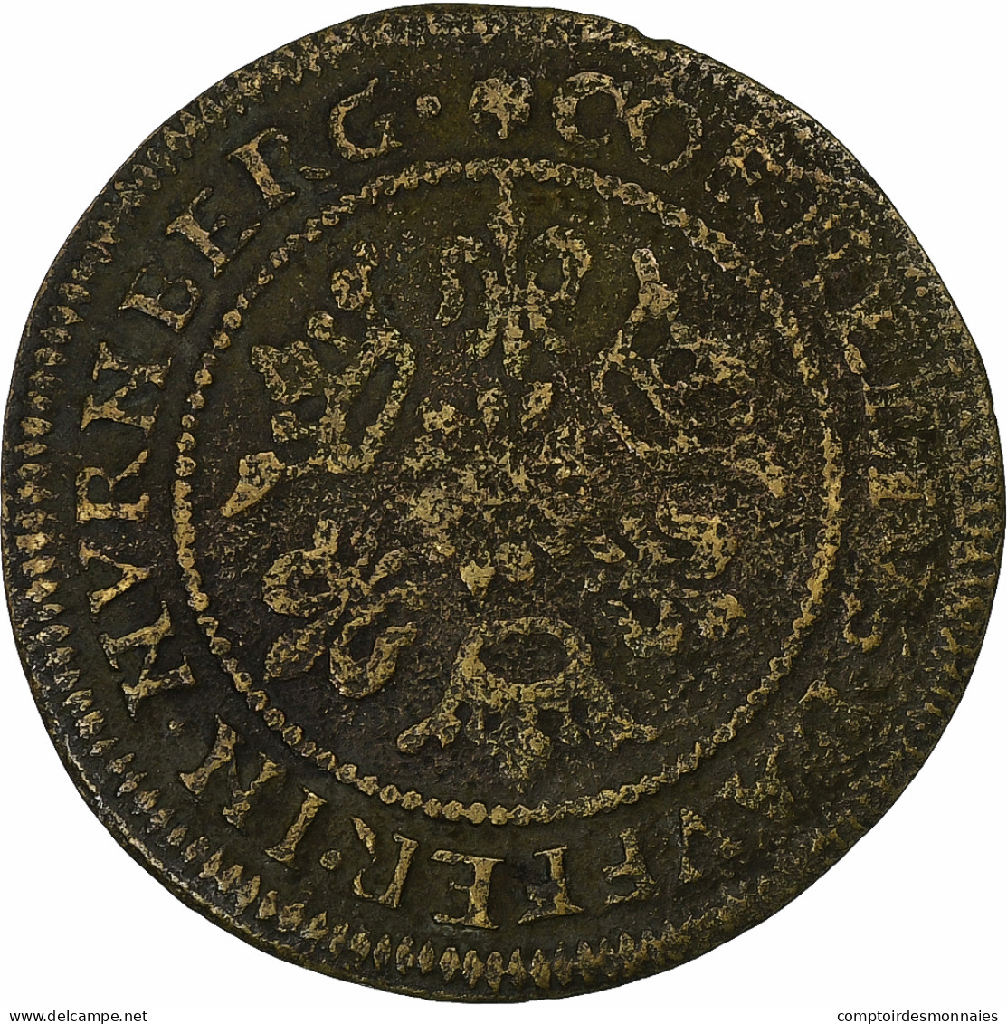 Allemagne, Nuremberg Token, Cornelius Lauffer, N.d., Laiton, TB+ - Andere & Zonder Classificatie